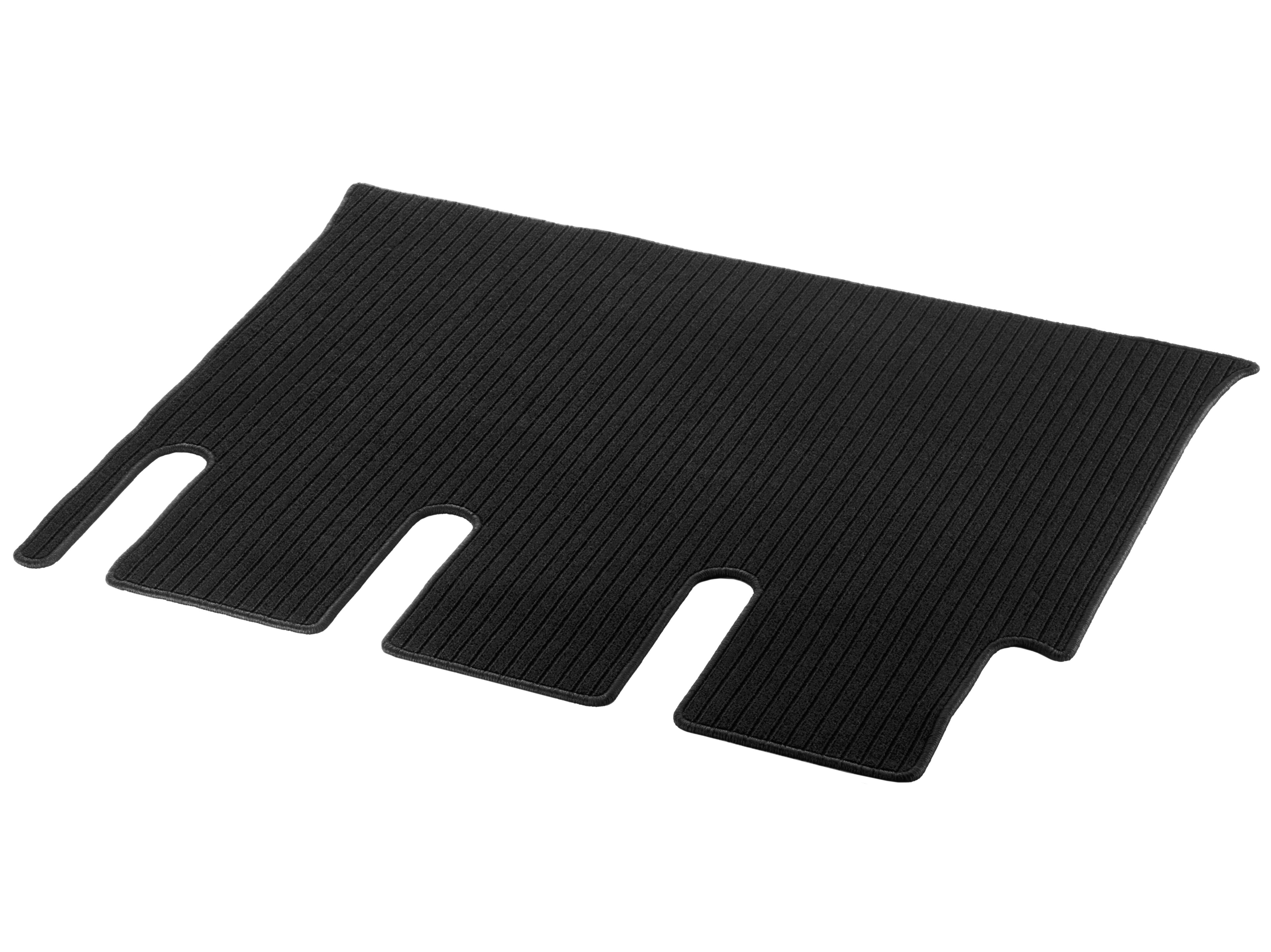 Alfombrillas de reps, Compartimento portaequipajes, con bandeja de asiento, 1 pieza, A3, extralarga - Dirección a la izquierda/derecha, negro