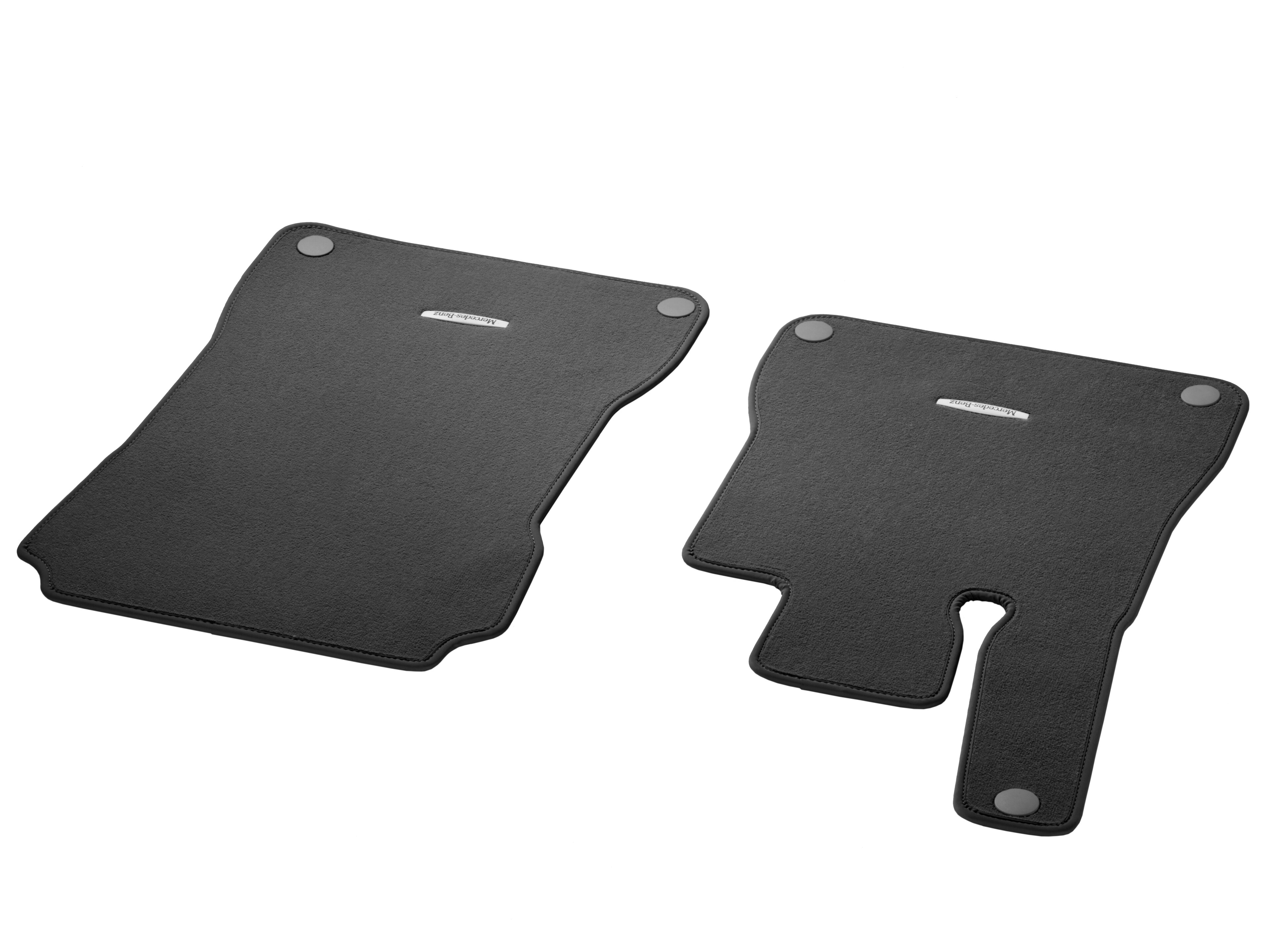 Alfombrillas CLASSIC, Kit, 2 piezas - Dirección a la izquierda, negro