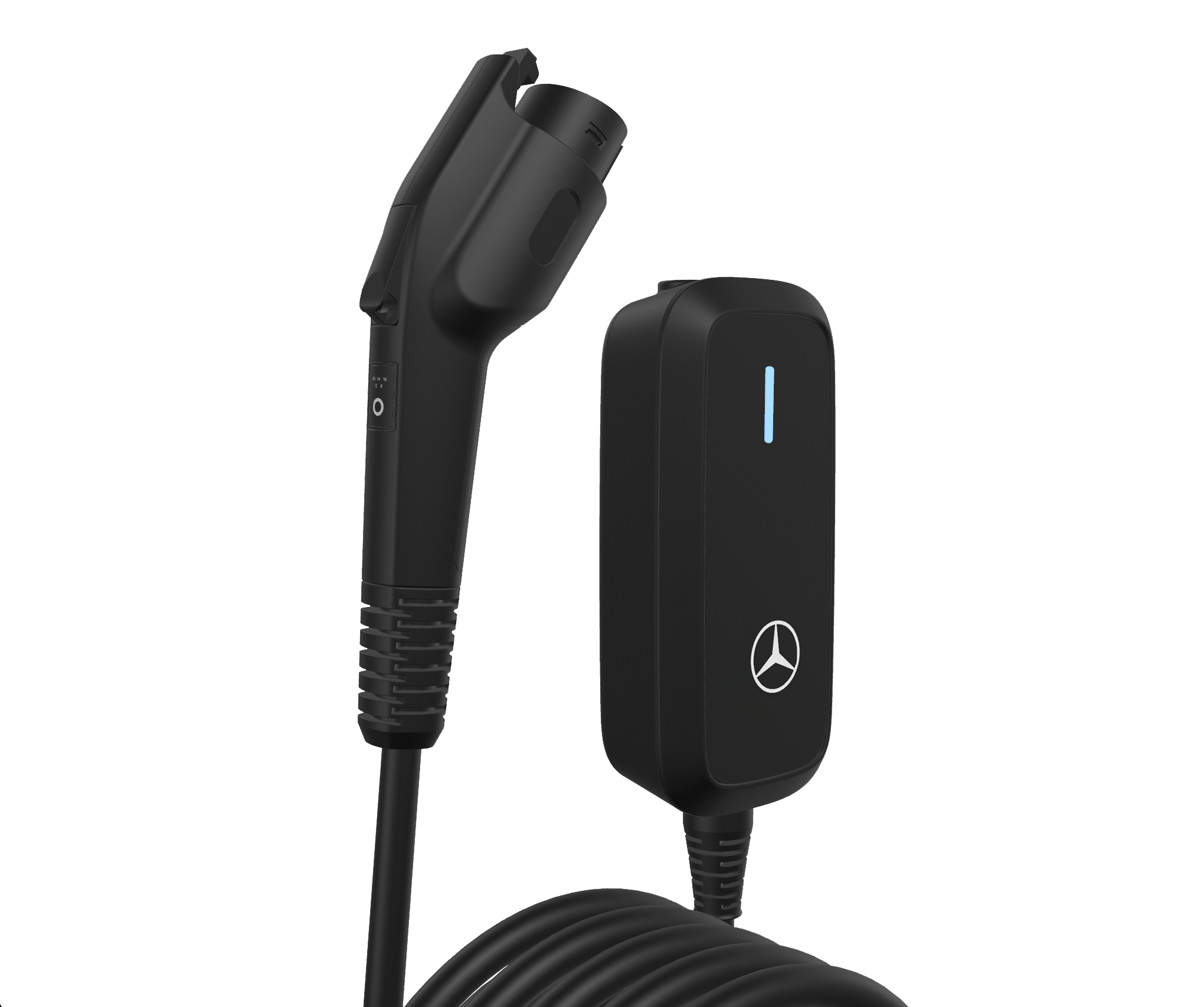 Power Charger, Unidad de control, Tipo 1, EE. UU./CANADÁ/MÉXICO - Plástico, Dirección a la izquierda
