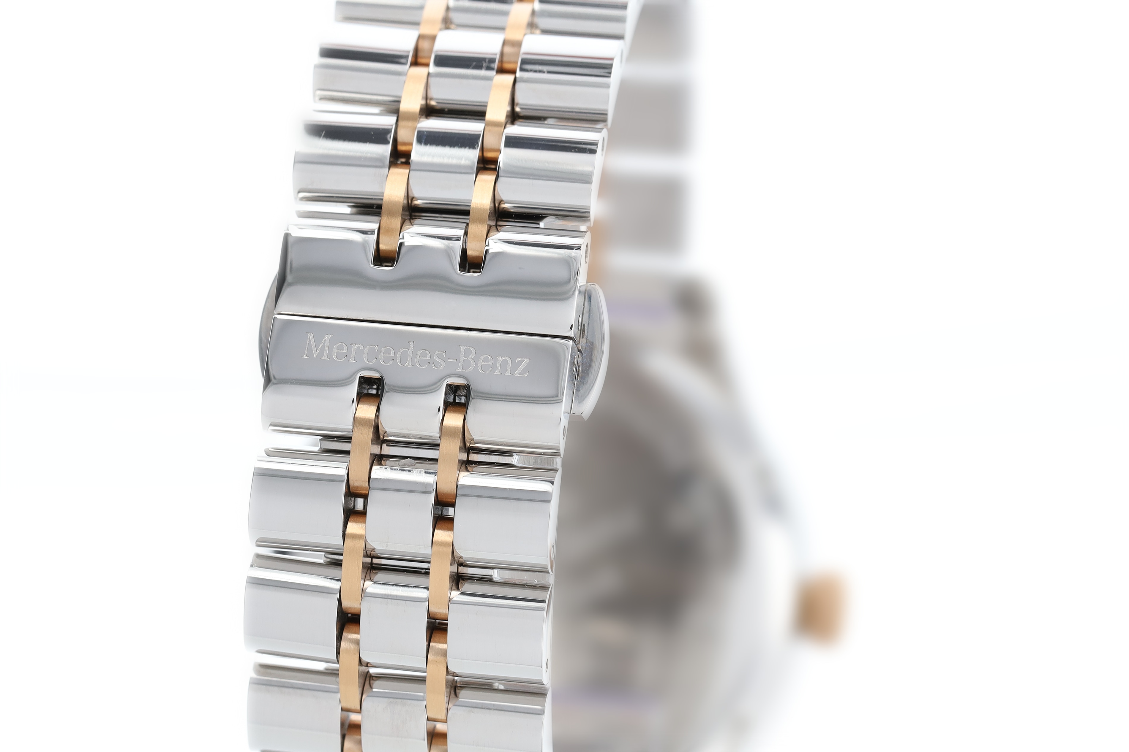 Reloj de pulsera, caballero, Classic, Elegance - negro / plata / dorado rosa, Acero inoxidable