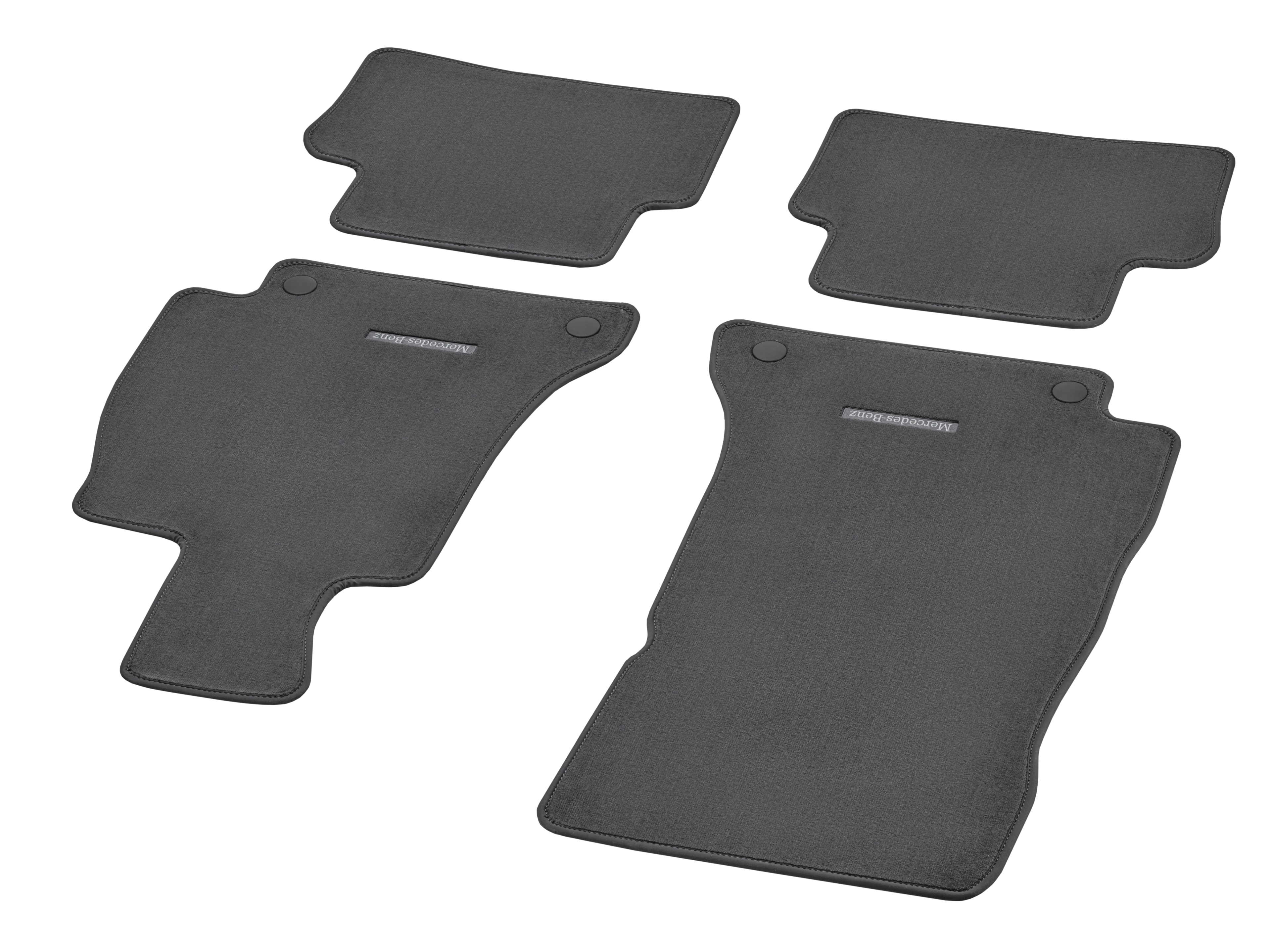 Alfombrillas CLASSIC, Kit, 4 piezas - Dirección a la derecha, gris magma