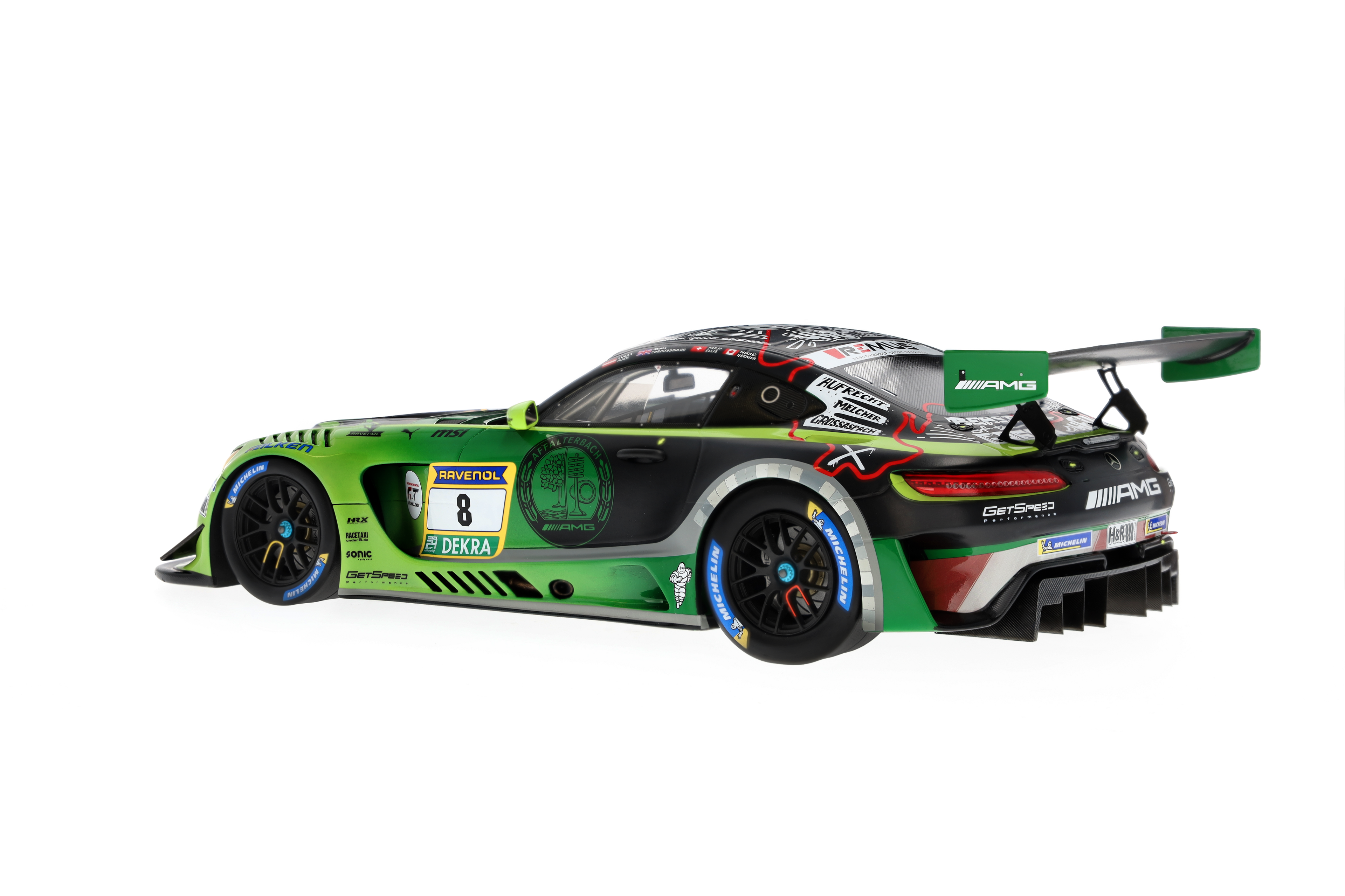 Mercedes-AMG GT3, ADAC RAVENOL 24 h de Nürburgring 2024, C190 - green hell magno, Minimax, 1:18