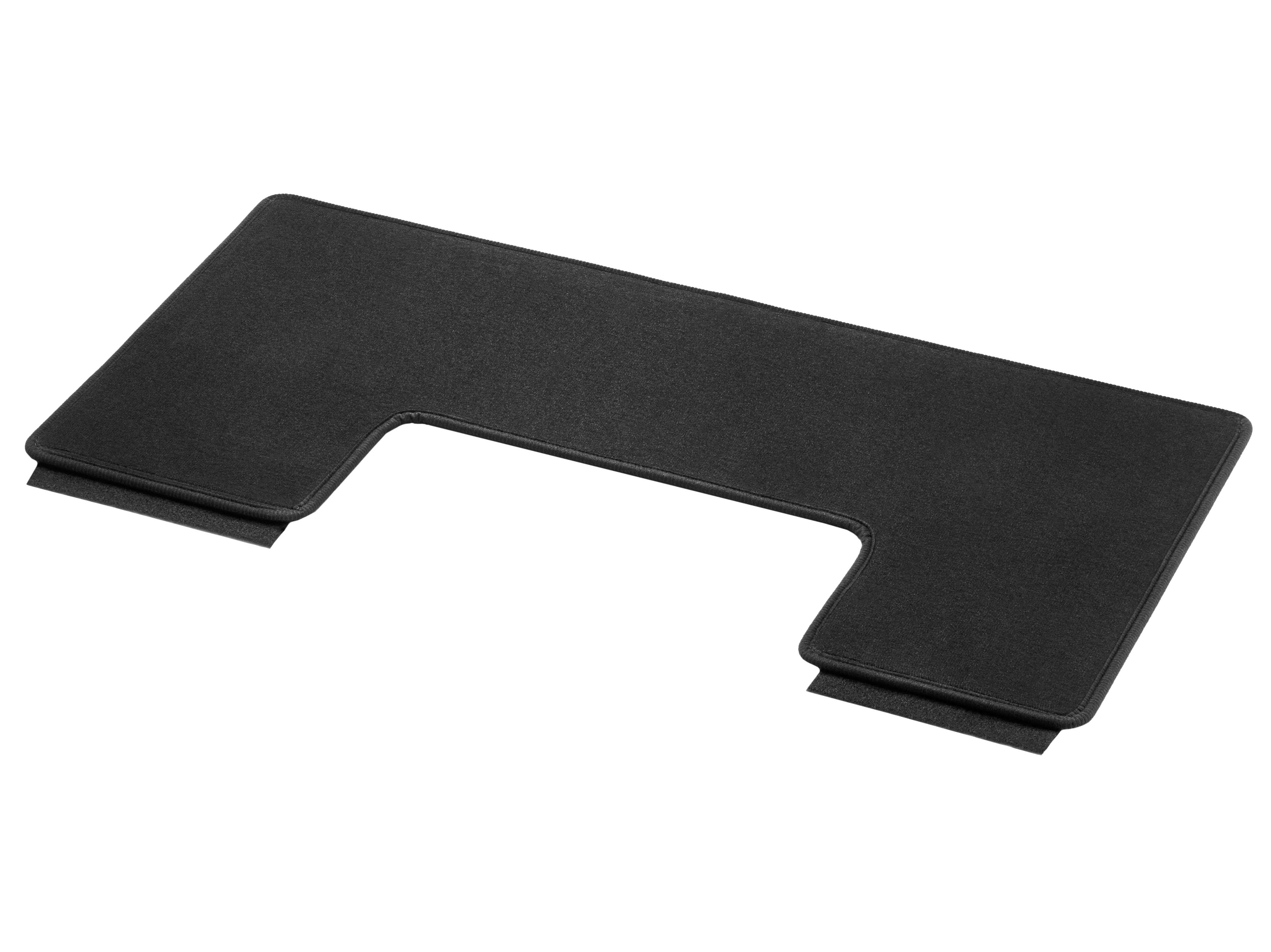 Alfombrillas, Compartimento portaequipajes, con riel simple, 1 pieza, A1, compacta, Con subdivisión del espacio de carga (YG4) - Dirección a la izquierda/derecha, negro