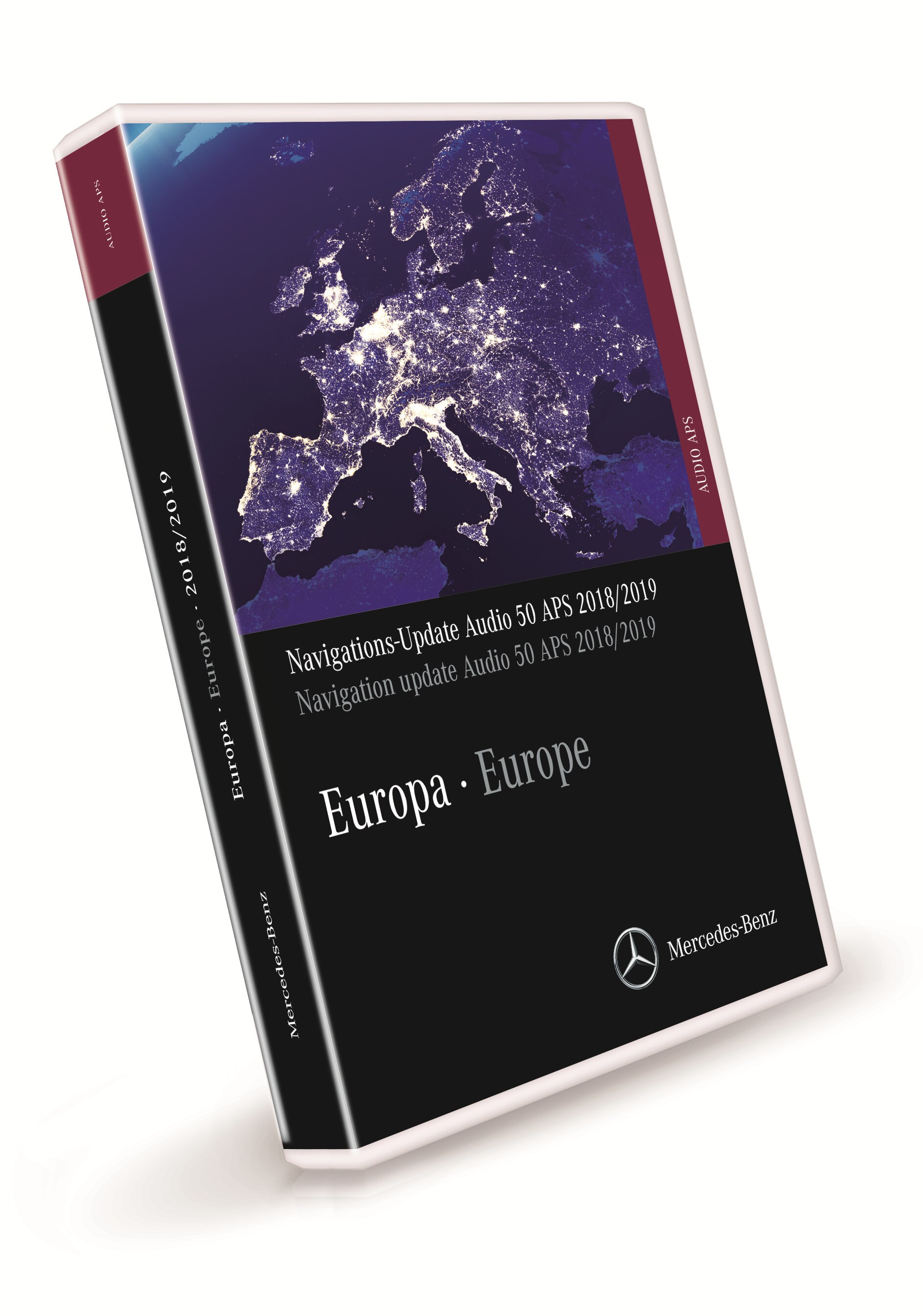 Actualización de mapas, Audio 50 APS, Europa, Versión 2018/2019, - FINAL VERSION - rojo, NTG1