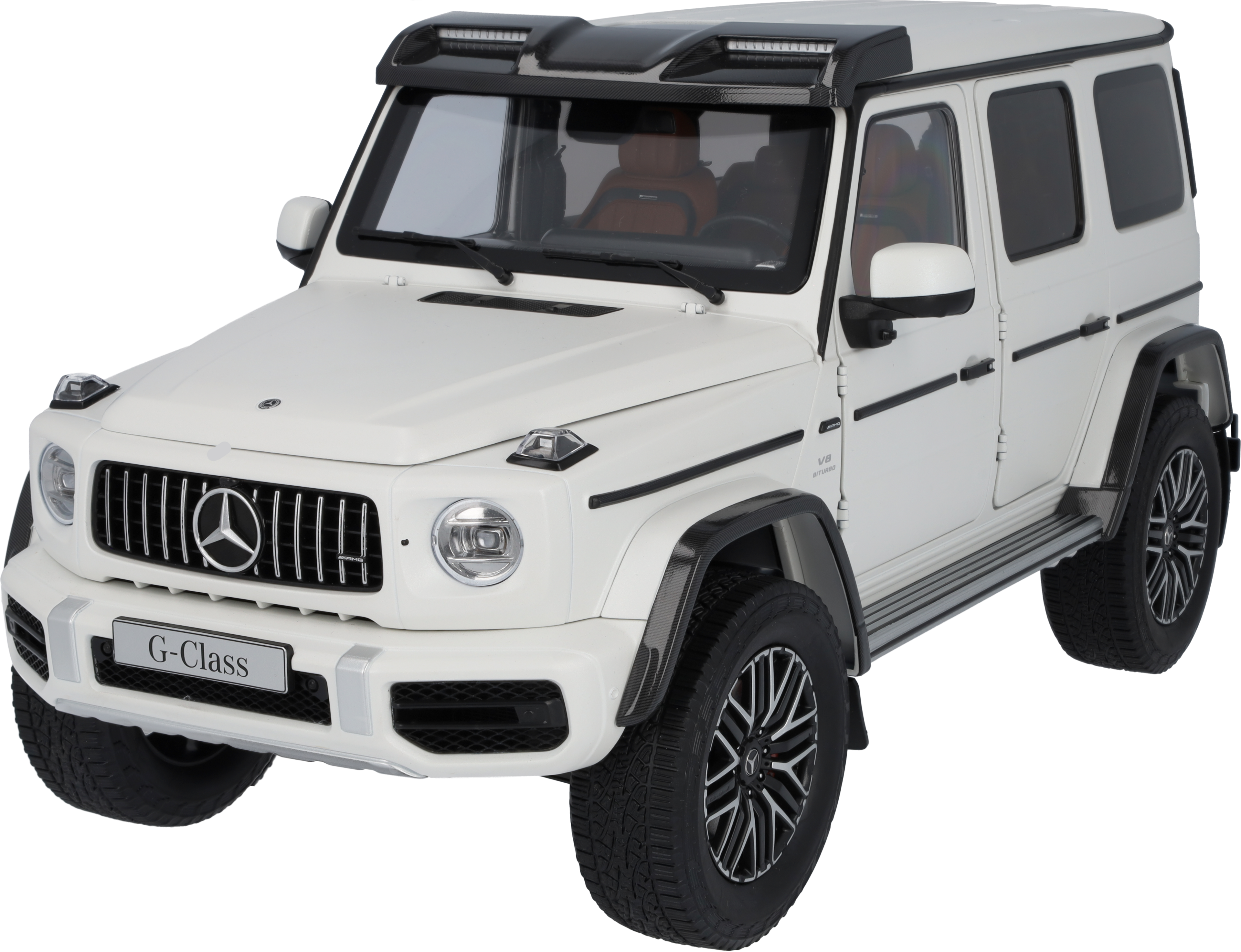 Mercedes-AMG G 63 4x4², W463 - G manufaktur blanco opalita magno, NZG, 1:12