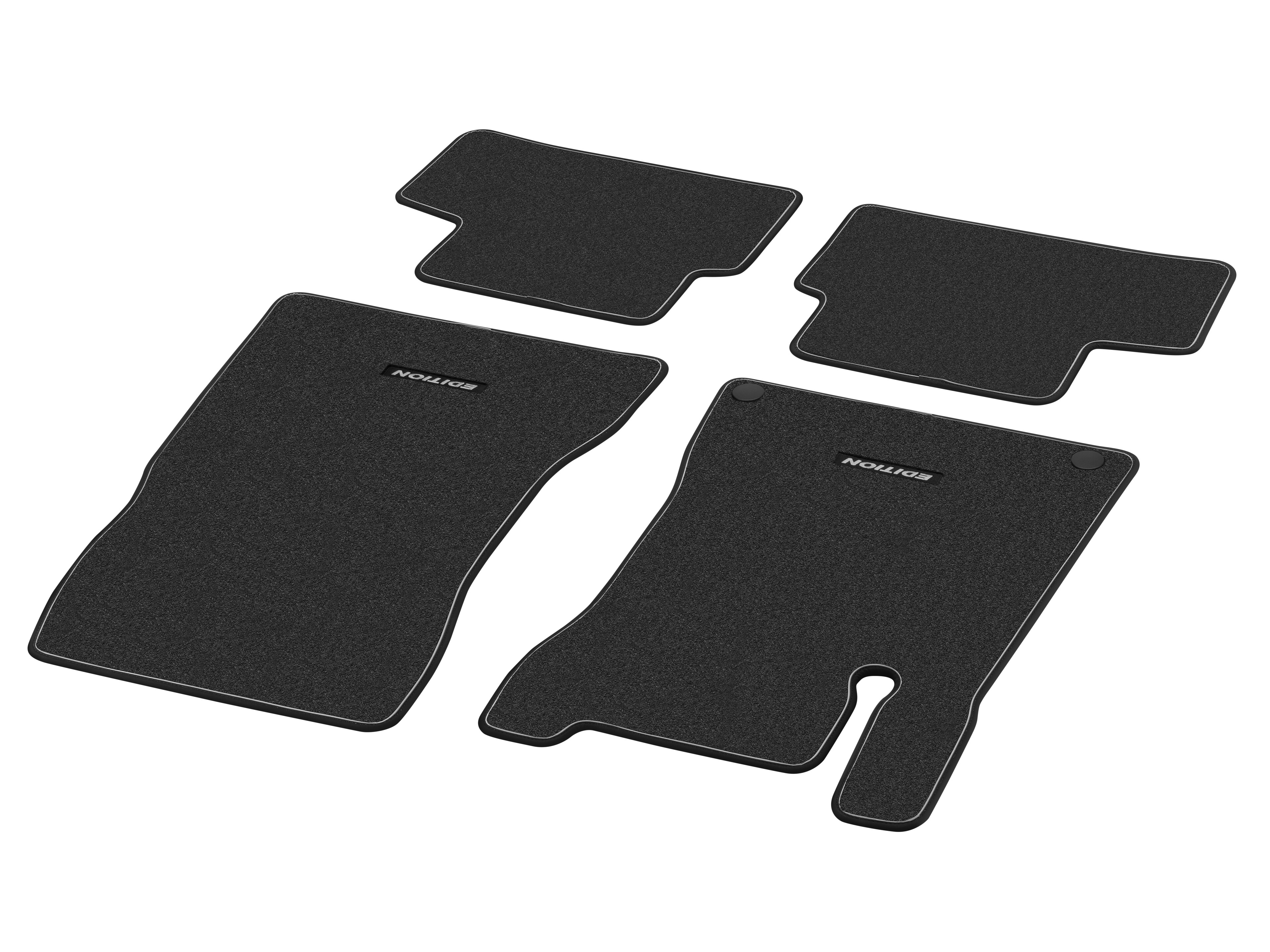Alfombrillas CLASSIC, Alfombrilla para conductor/del acompañante, 4 piezas, EDITION 2020 - Dirección a la izquierda, negro