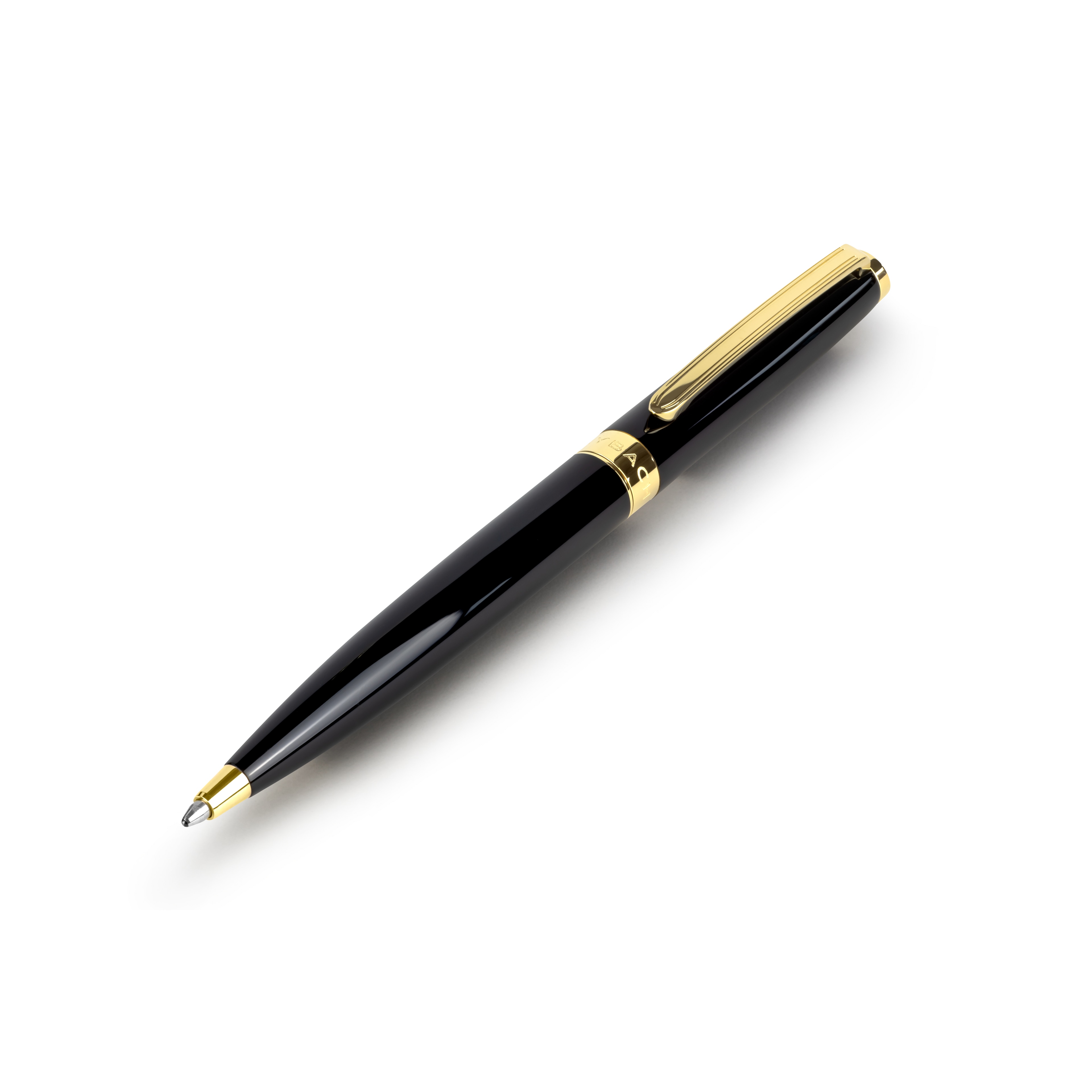 Bolígrafo, Mercedes-Maybach - negro / dorado, Latón, brillante
