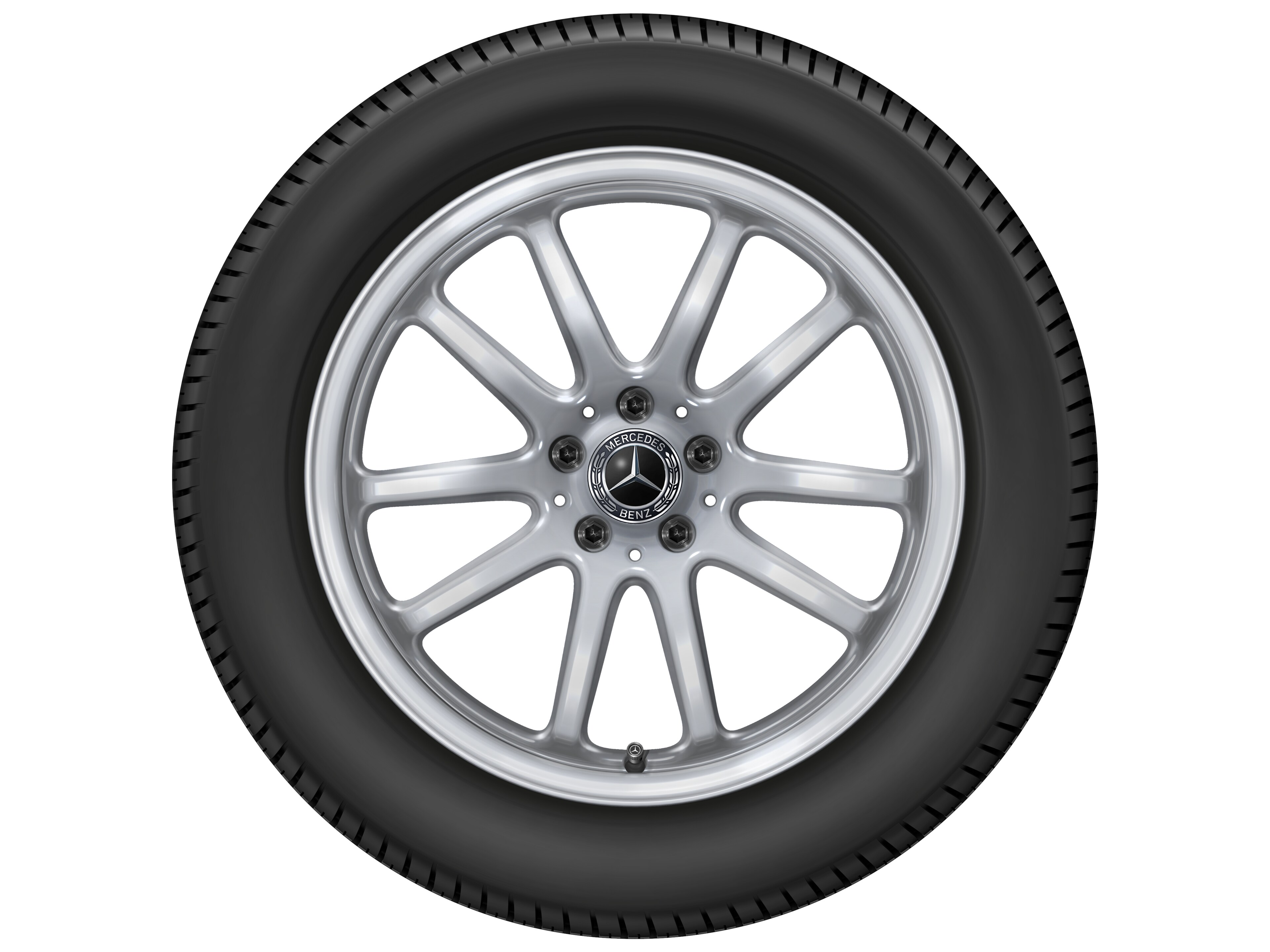 Llanta multirradio, 48,3 cm (19 pulgadas) - 8 J x 19 ET 30,5, plata vanadio