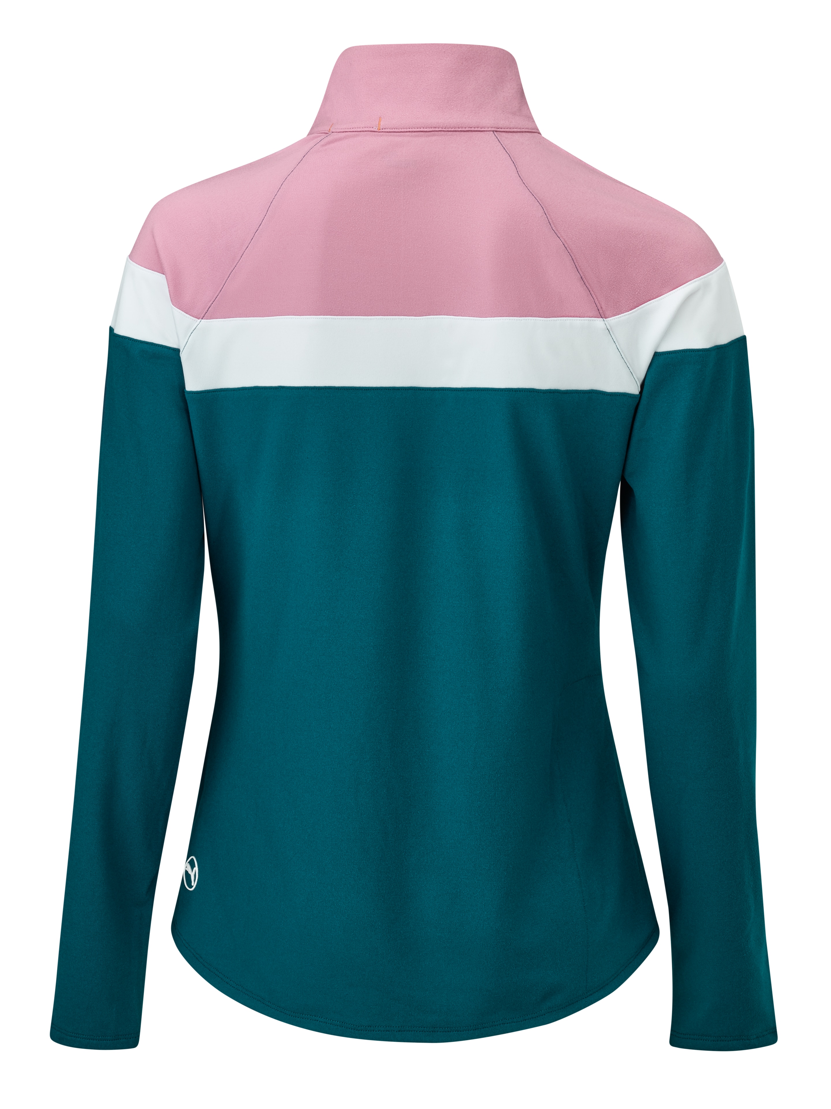 Jersey de golf para señora, Ligera - Ocean Tropic-Pinktastic / white, M