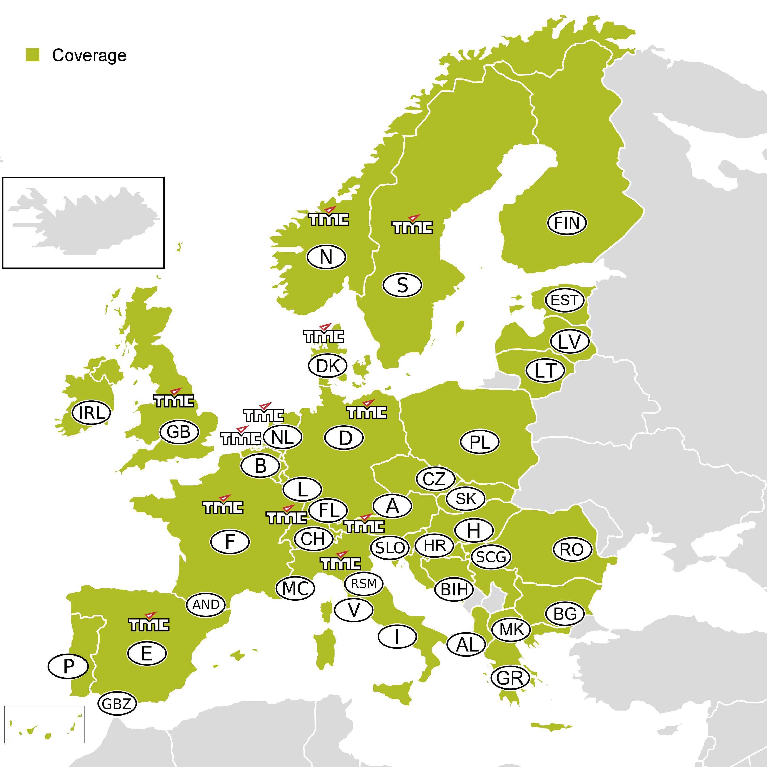 Actualización de mapas, COMAND APS, Europa, Versión 2018/2019, - FINAL VERSION - verde lima, NTG3