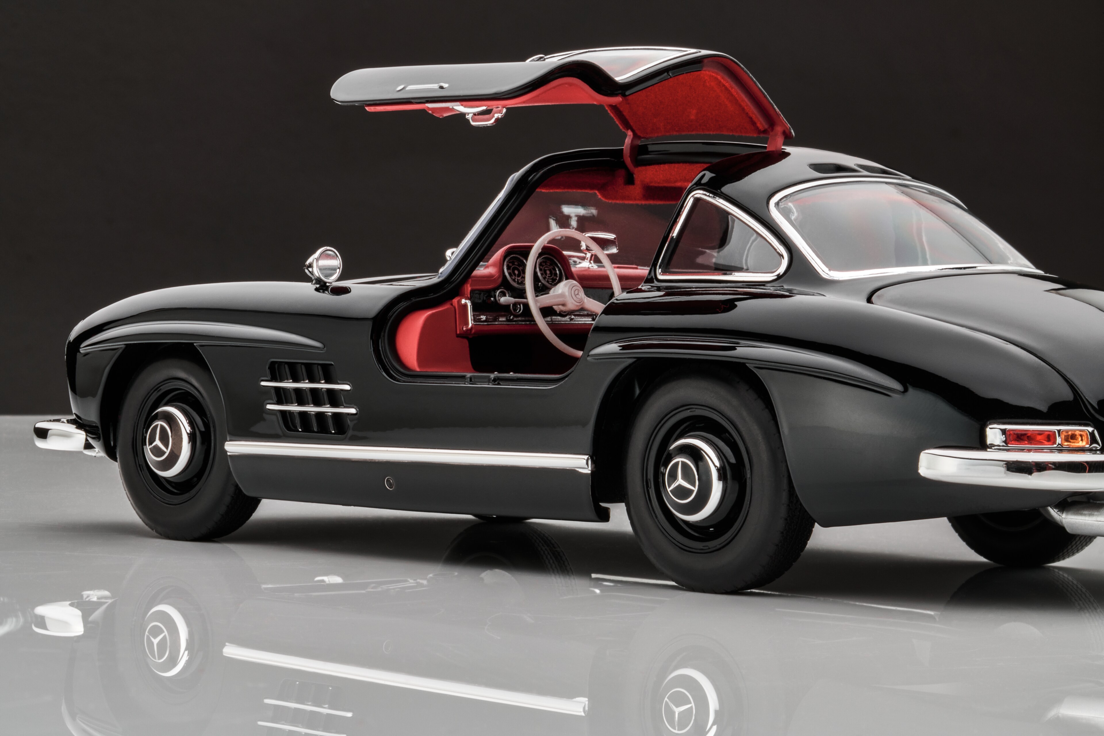 300 SL coupé (1954-1963) W 198 - negro, Norev, 1:18