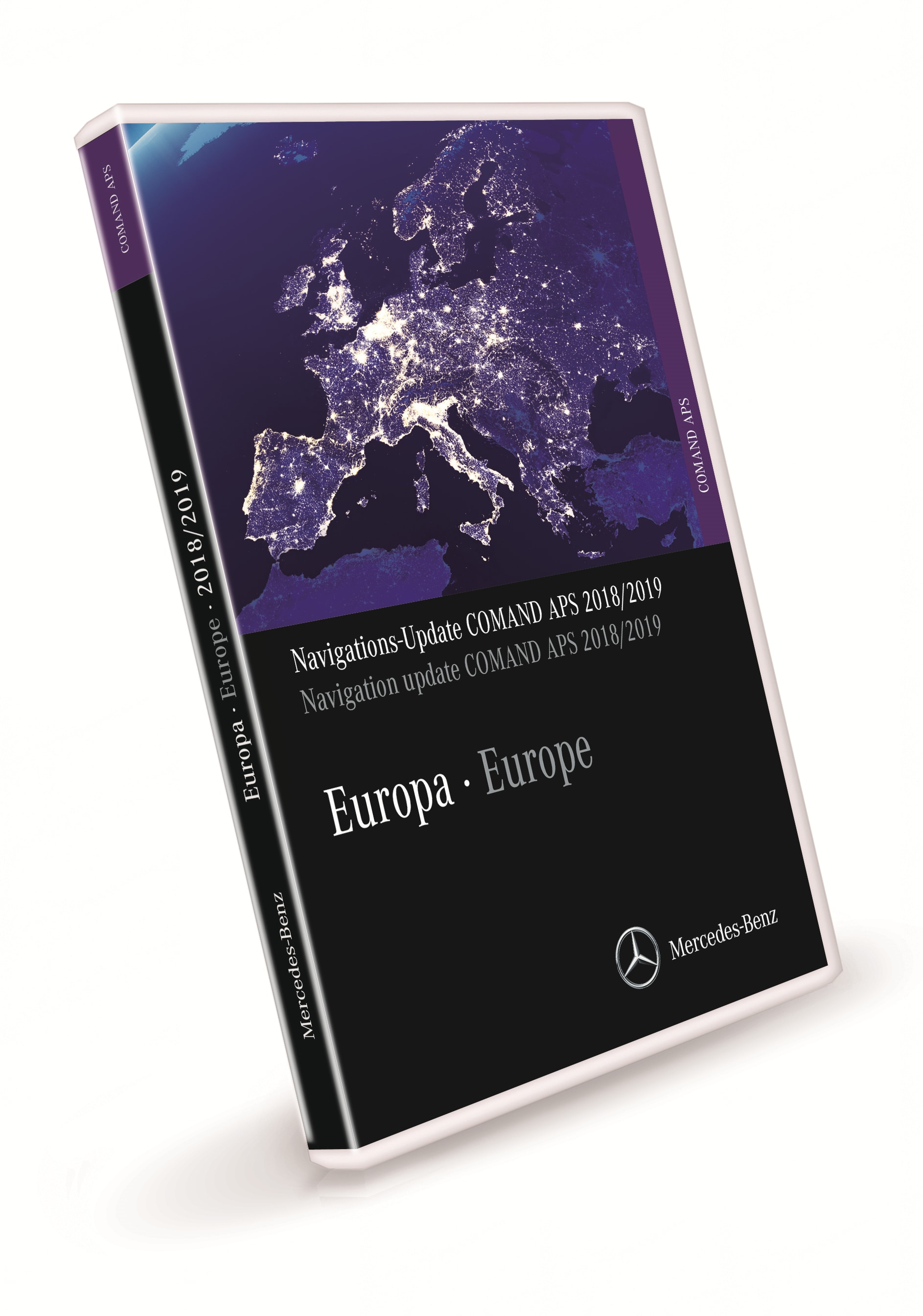 Actualización de mapas, COMAND APS, Europa, Versión 2018/2019, - FINAL VERSION - violeta, NTG4-204