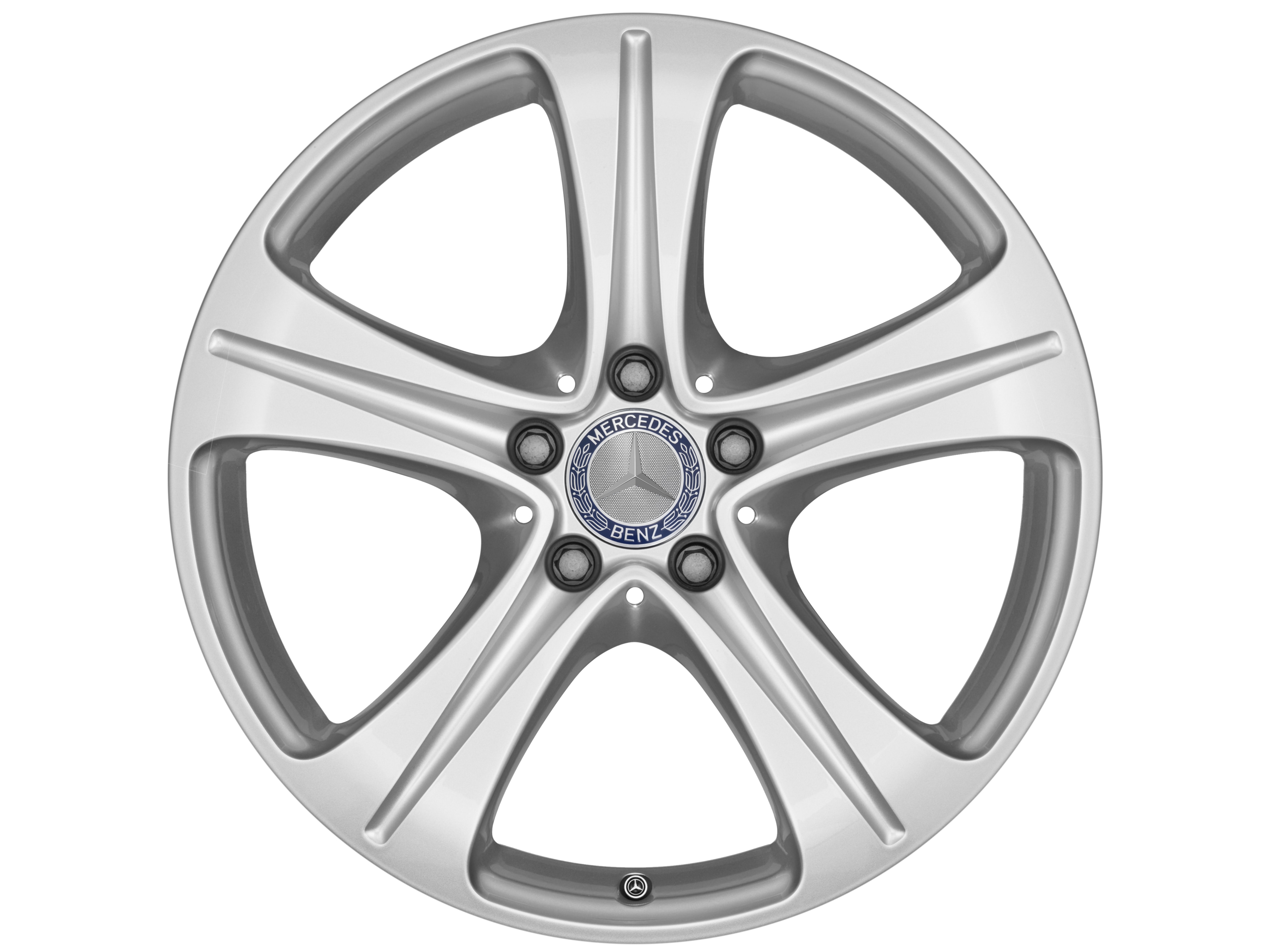 Llanta de 5 radios, 45,7 cm (18 pulgadas) - 8 J x 18 ET 43, plata vanadio, pintado