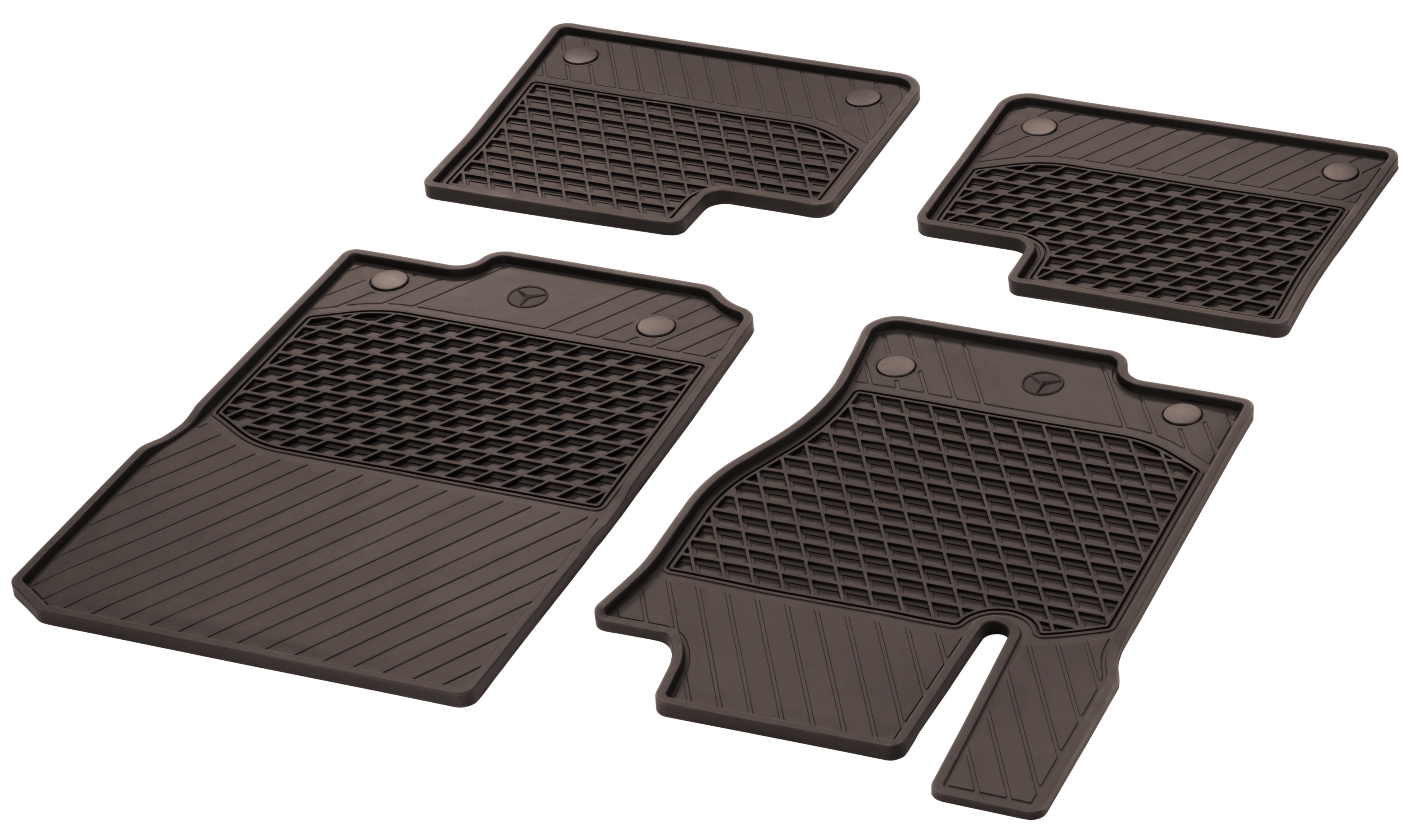 Alfombrillas impermeables CLASSIC, Kit, 4 piezas - Dirección a la derecha, marrón moca