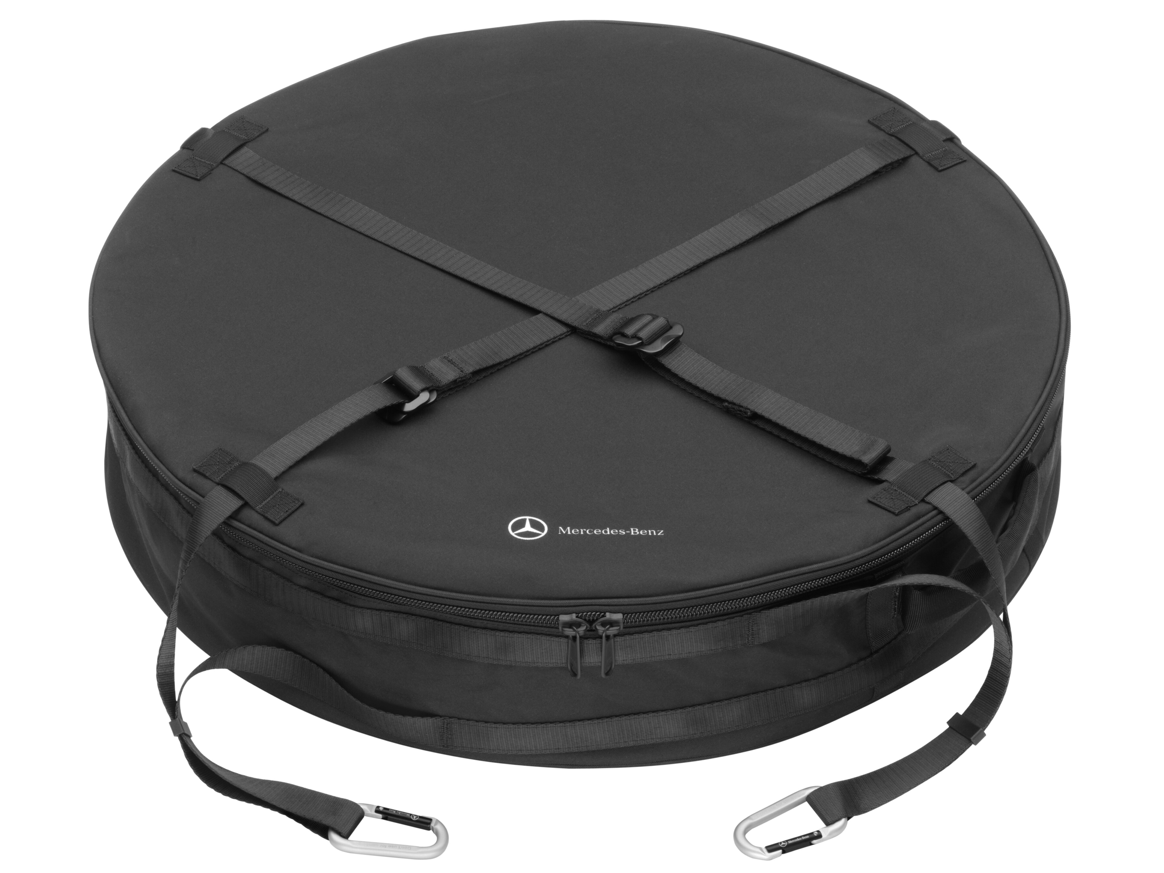 Bolsa para rueda de emergencia, para Minispare - negro, Nailon