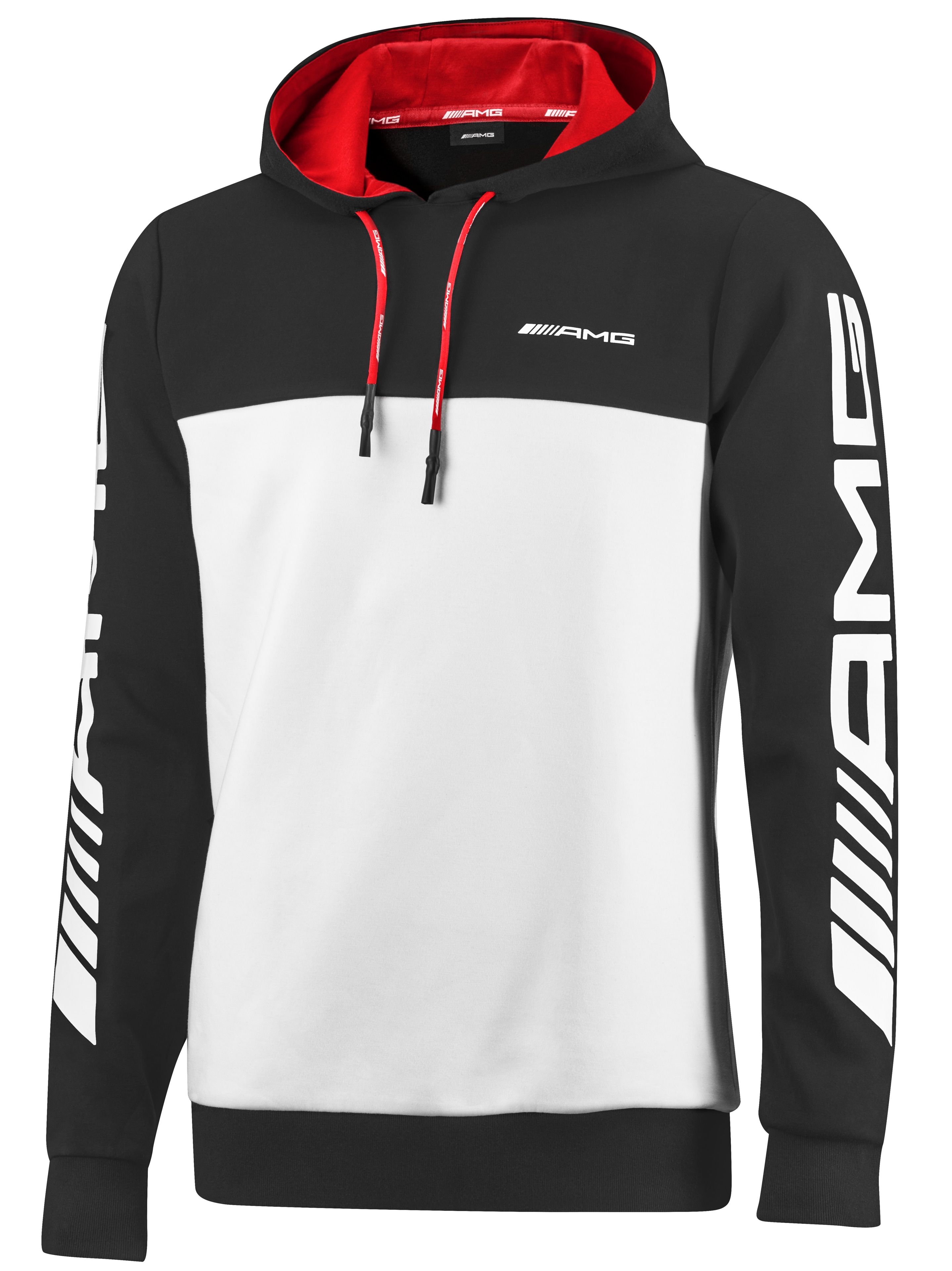 Sudadera con capucha AMG - negro / blanco, M