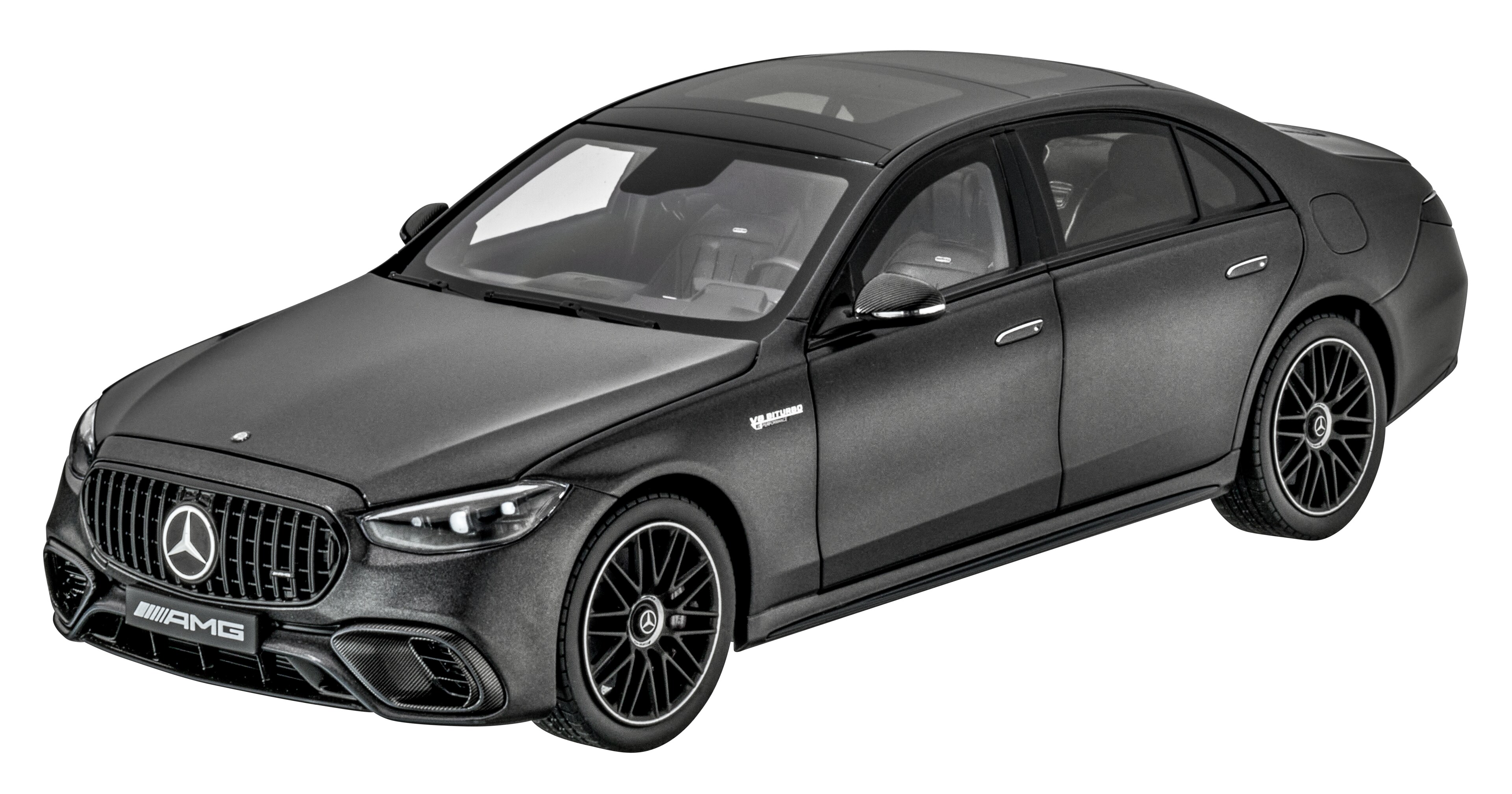 Mercedes-AMG S 63, E PERFORMANCE, V223 - MANUFAKTUR gris grafito magno, NZG, 1:18