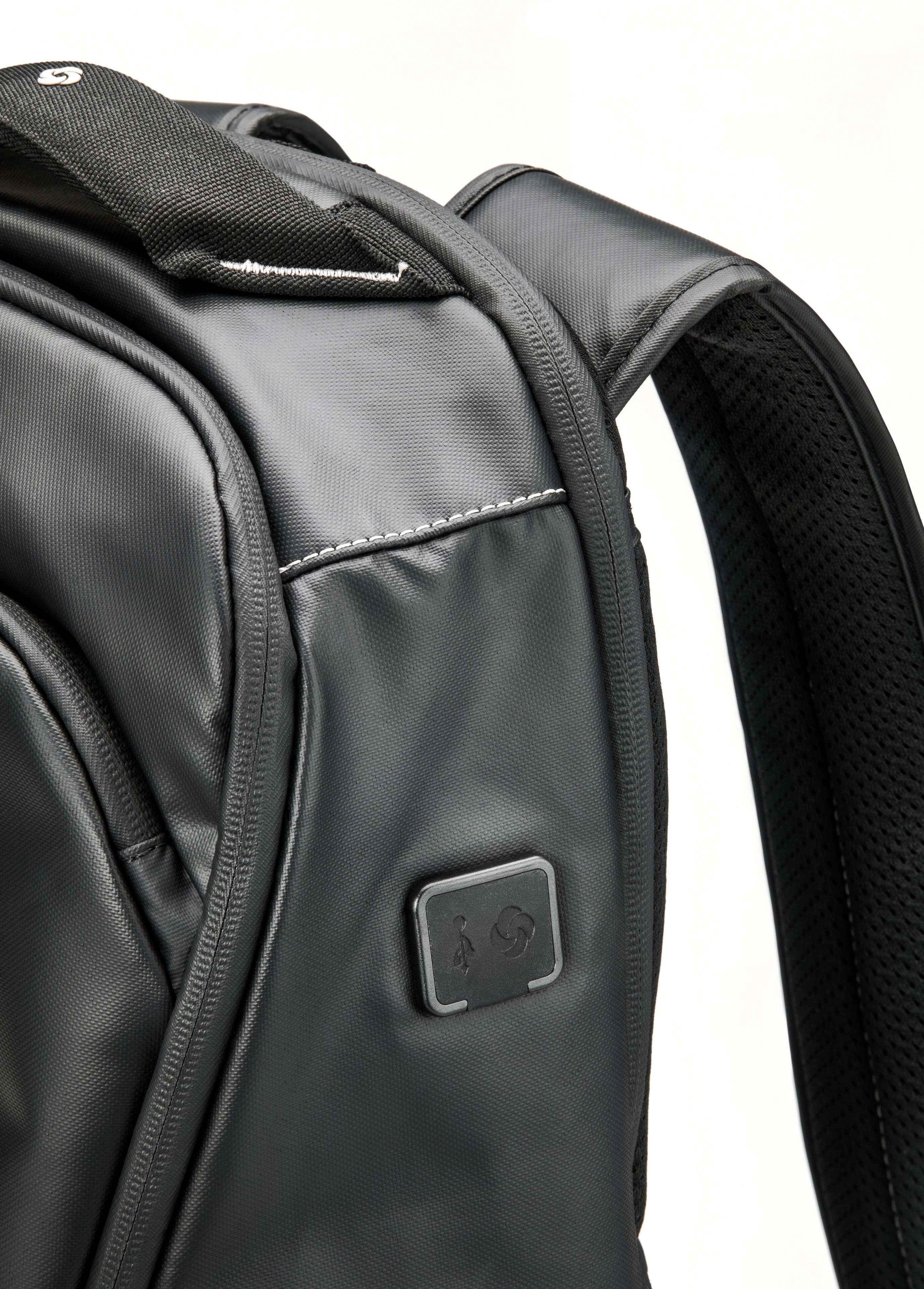 Mochila - negro, Poliamida (reciclada) / Poliéster, Samsonite