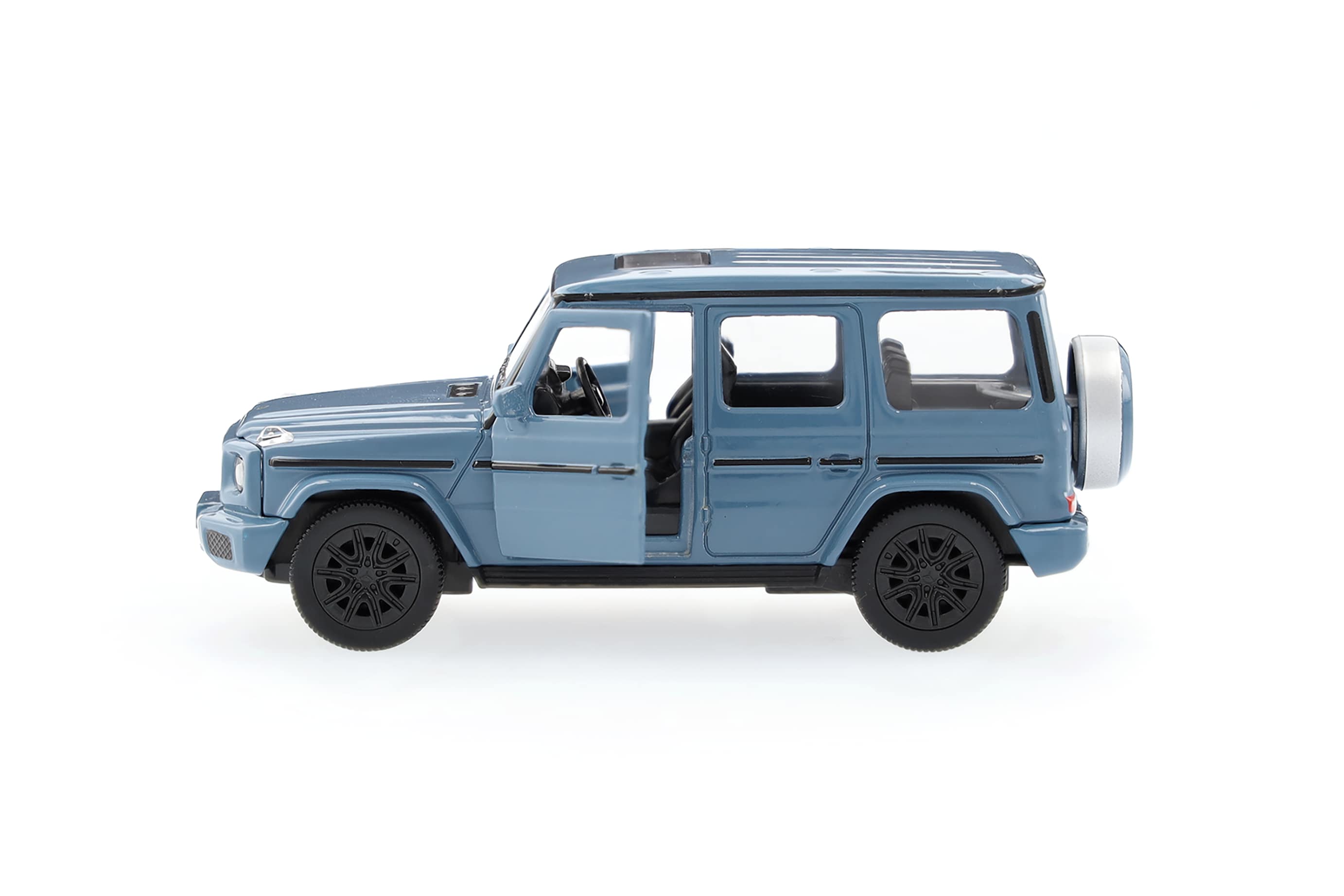 G-Class, Vehículo todoterreno, W465, Coche con retrofricción - MANUFAKTUR azul vintage uni, Heinrich Bauer, 1:43