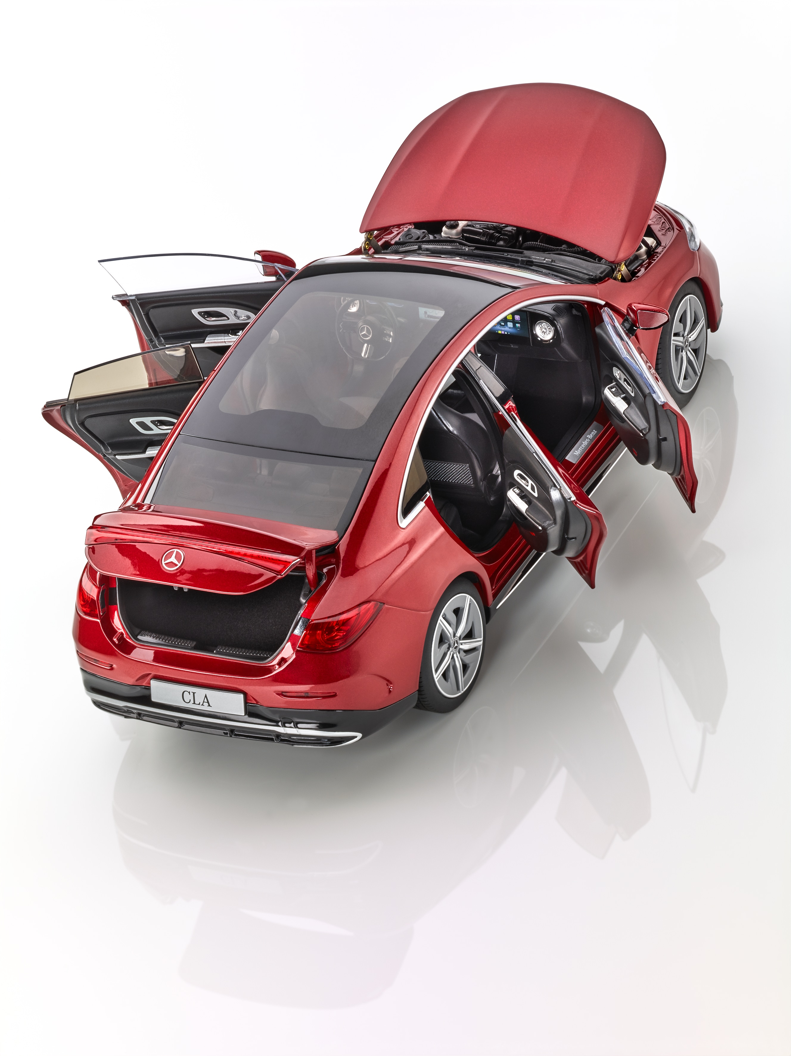 CLA Coupé, C178 - MANUFAKTUR rojo Patagonia metalizado, NZG, 1:18