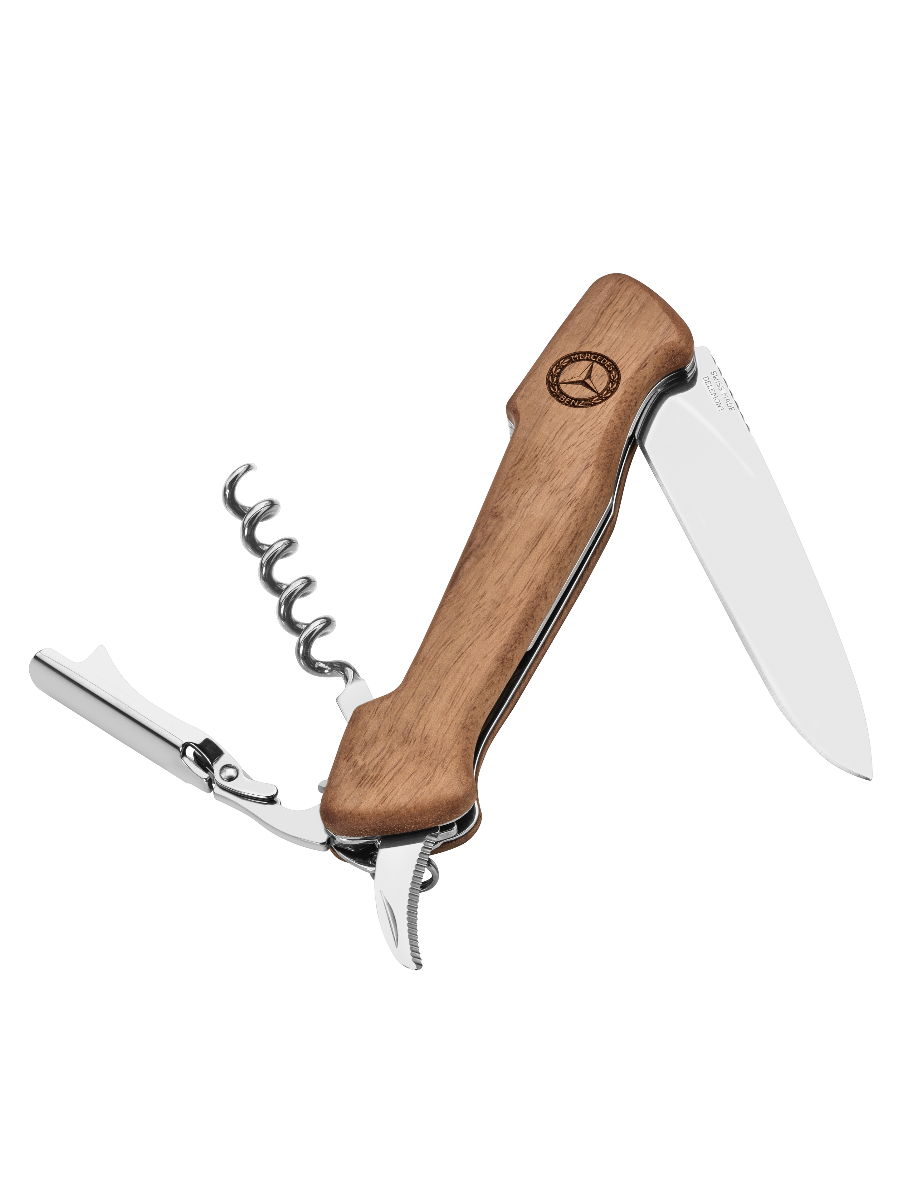 Wine Master - marrón, Acero inoxidable / Madera de nogal, Victorinox