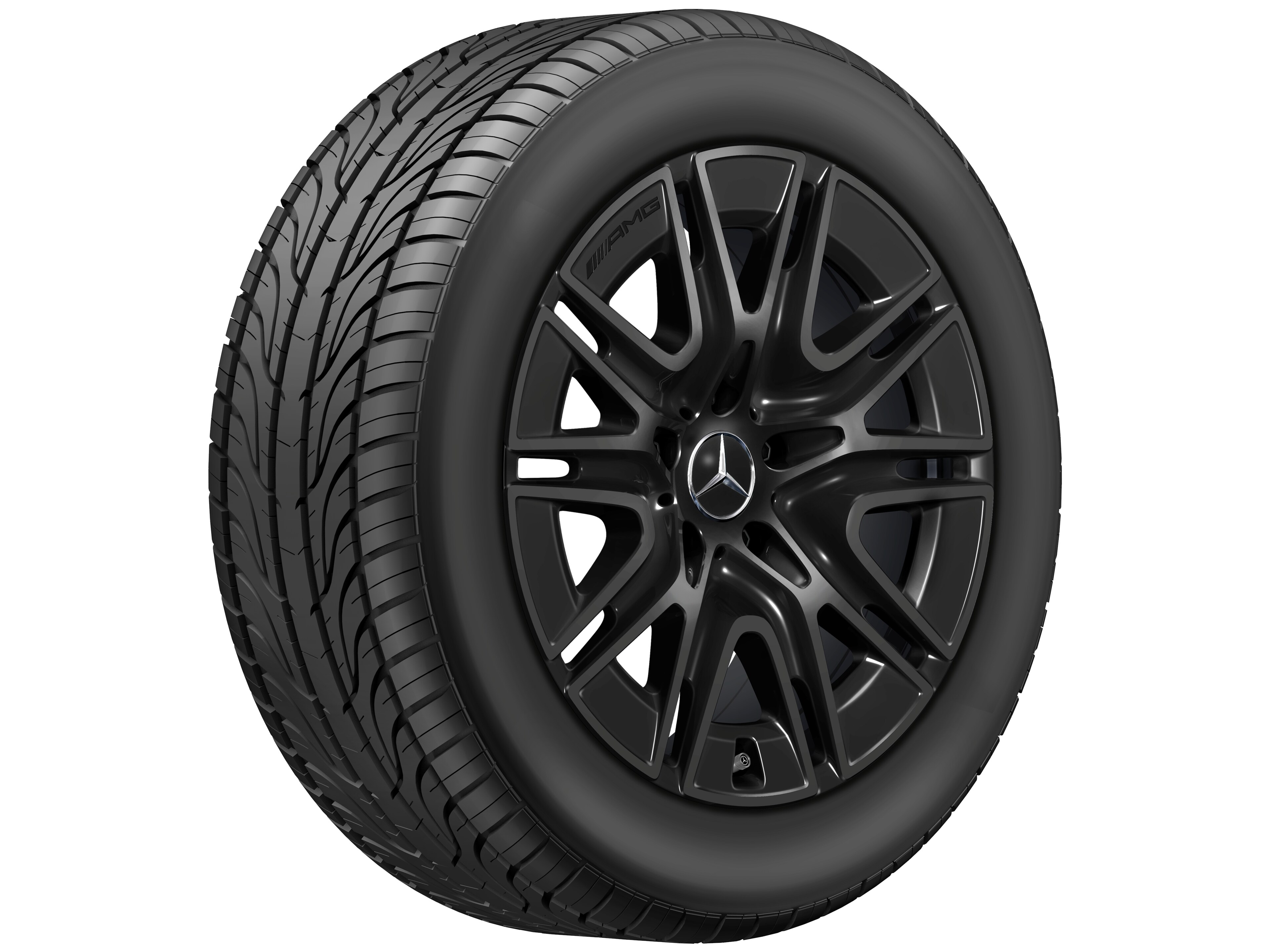 Llanta AMG de 10 radios, 50,8 cm (20 pulgadas) - 8,5 J x 20 ET 32,2, negro, brillante
