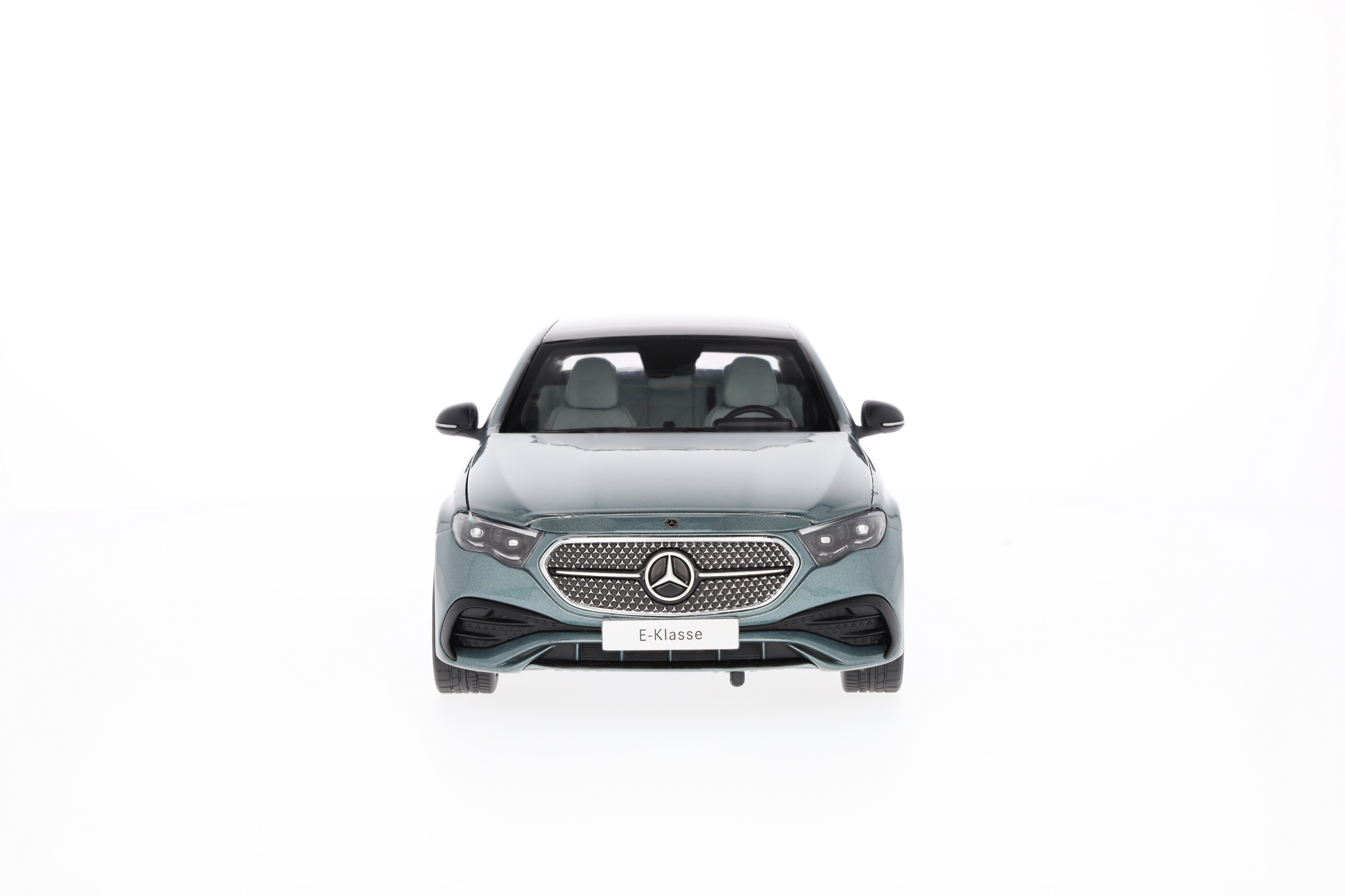 Clase E, Berlina, AMG Line, W214 - plata verde, iScale, 1:18