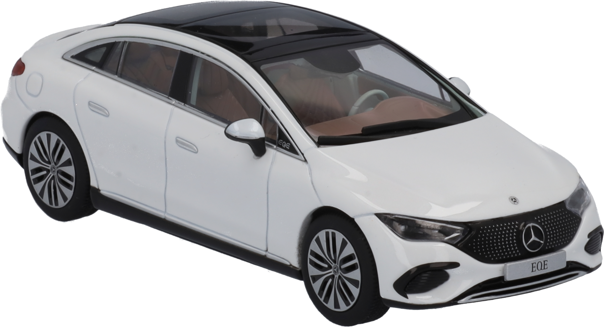 EQE, Berlina, Electric Art Line, V295 - MANUFAKTUR blanco opalita bright, Herpa, 1:43