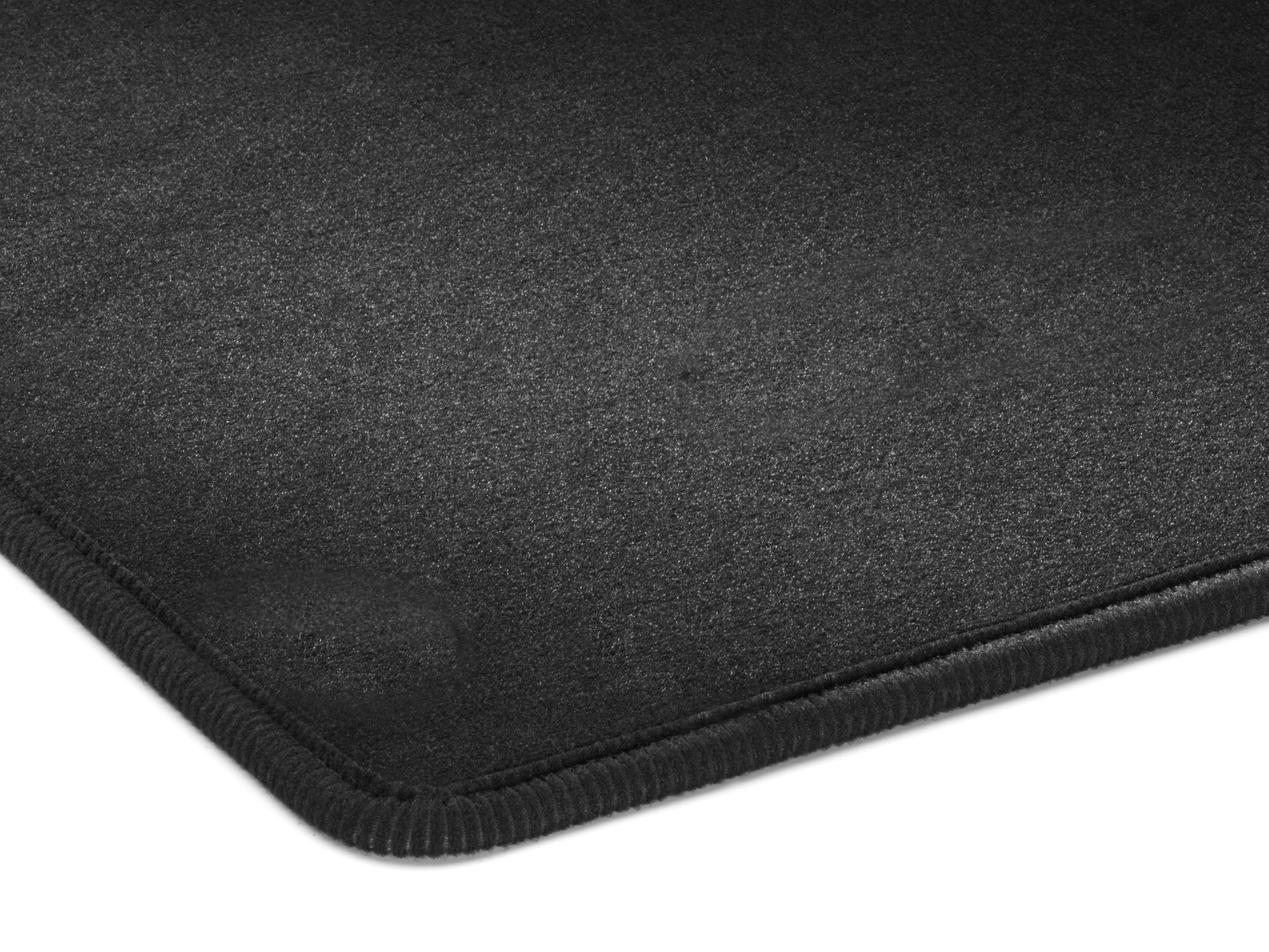 Alfombrillas, Compartimento de pasajeros con riel guía sencillo, 2 puertas correderas (T19), 2 piezas, con H05, con U90/U91 - Dirección a la izquierda/derecha, negro
