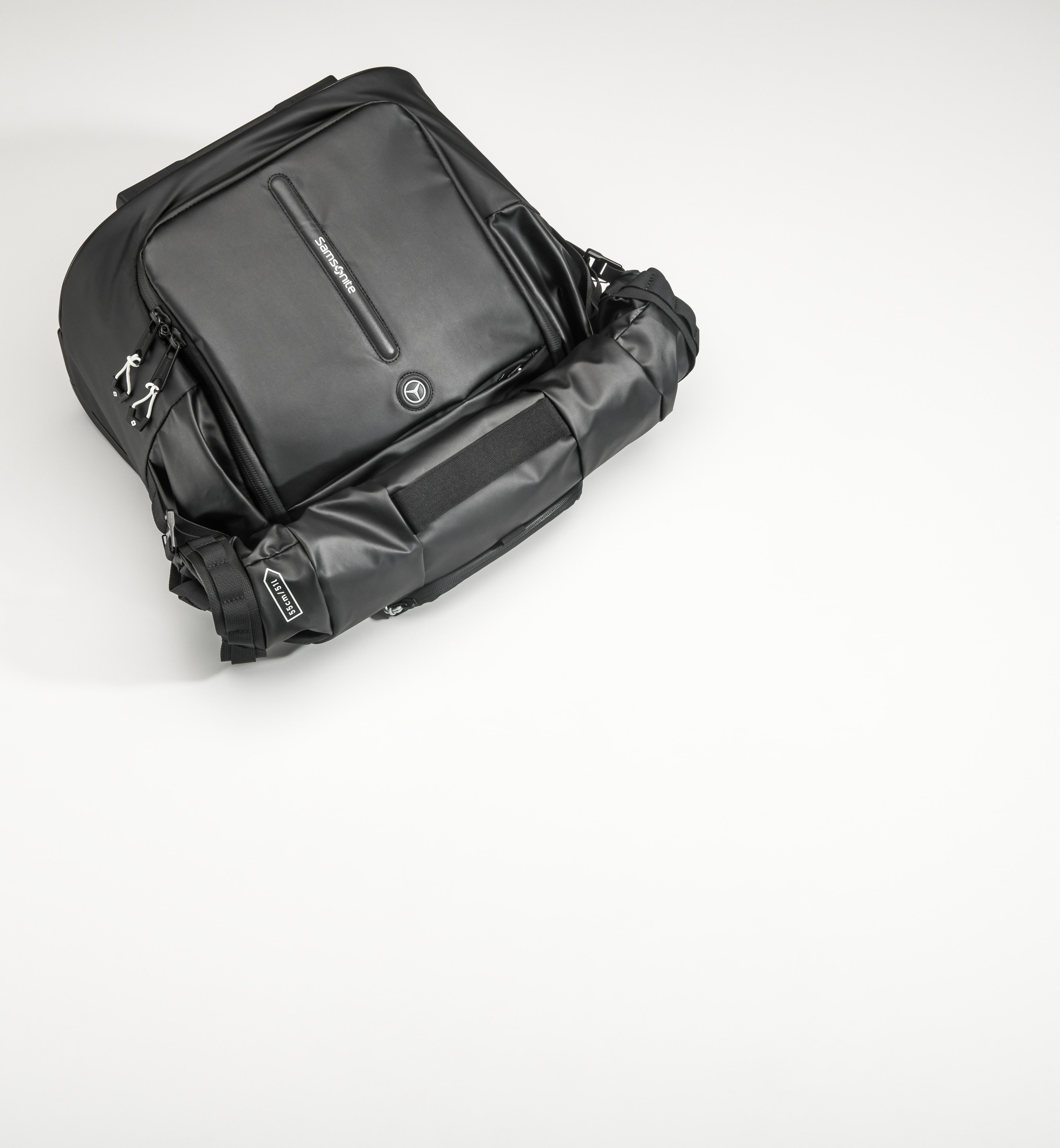 Bolsa trolley, plegable - negro, Poliamida (reciclada) / Poliéster, Samsonite