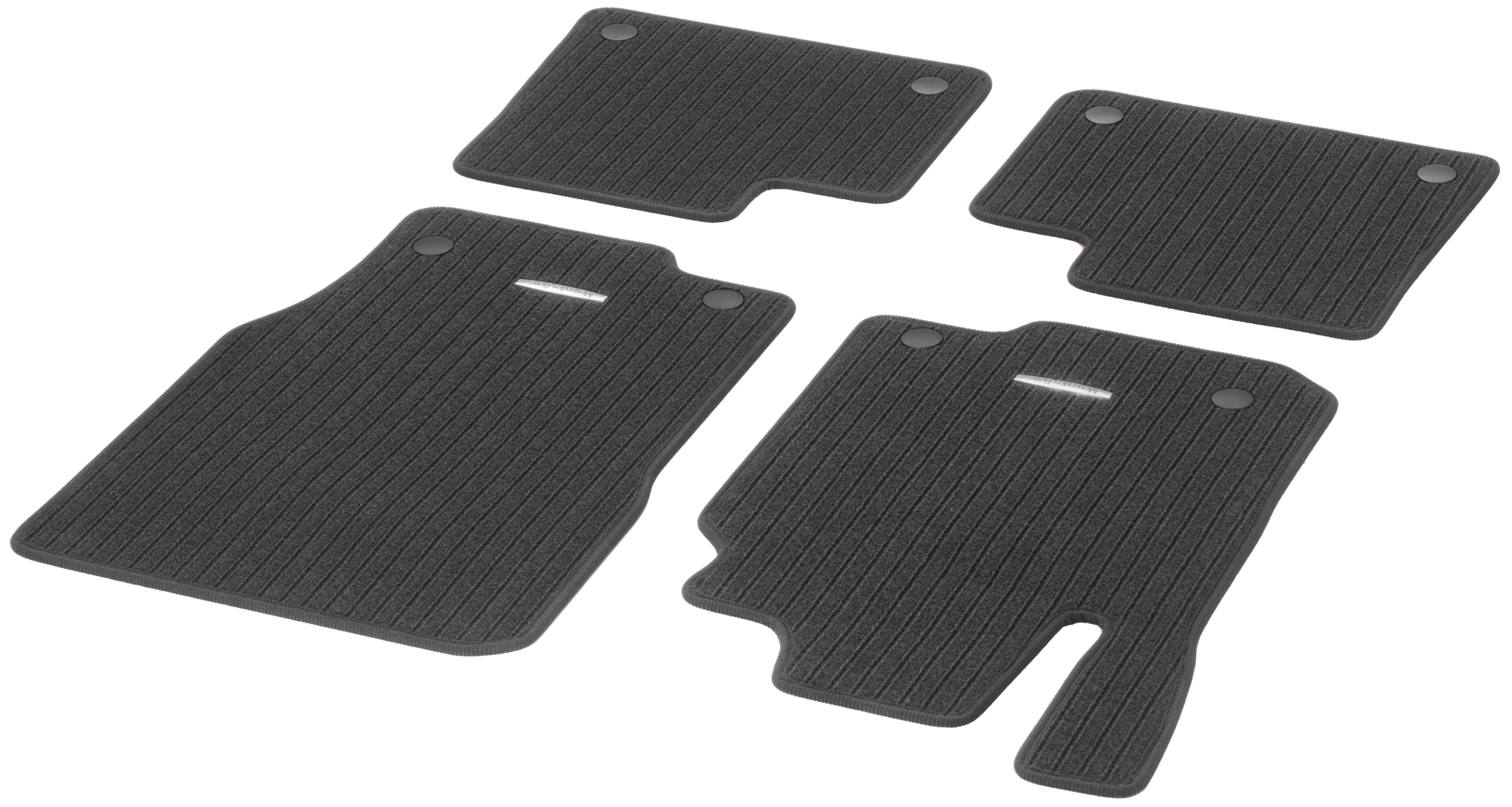 Alfombrillas de reps CLASSIC, Kit, 4 piezas - Dirección a la izquierda, gris basalto