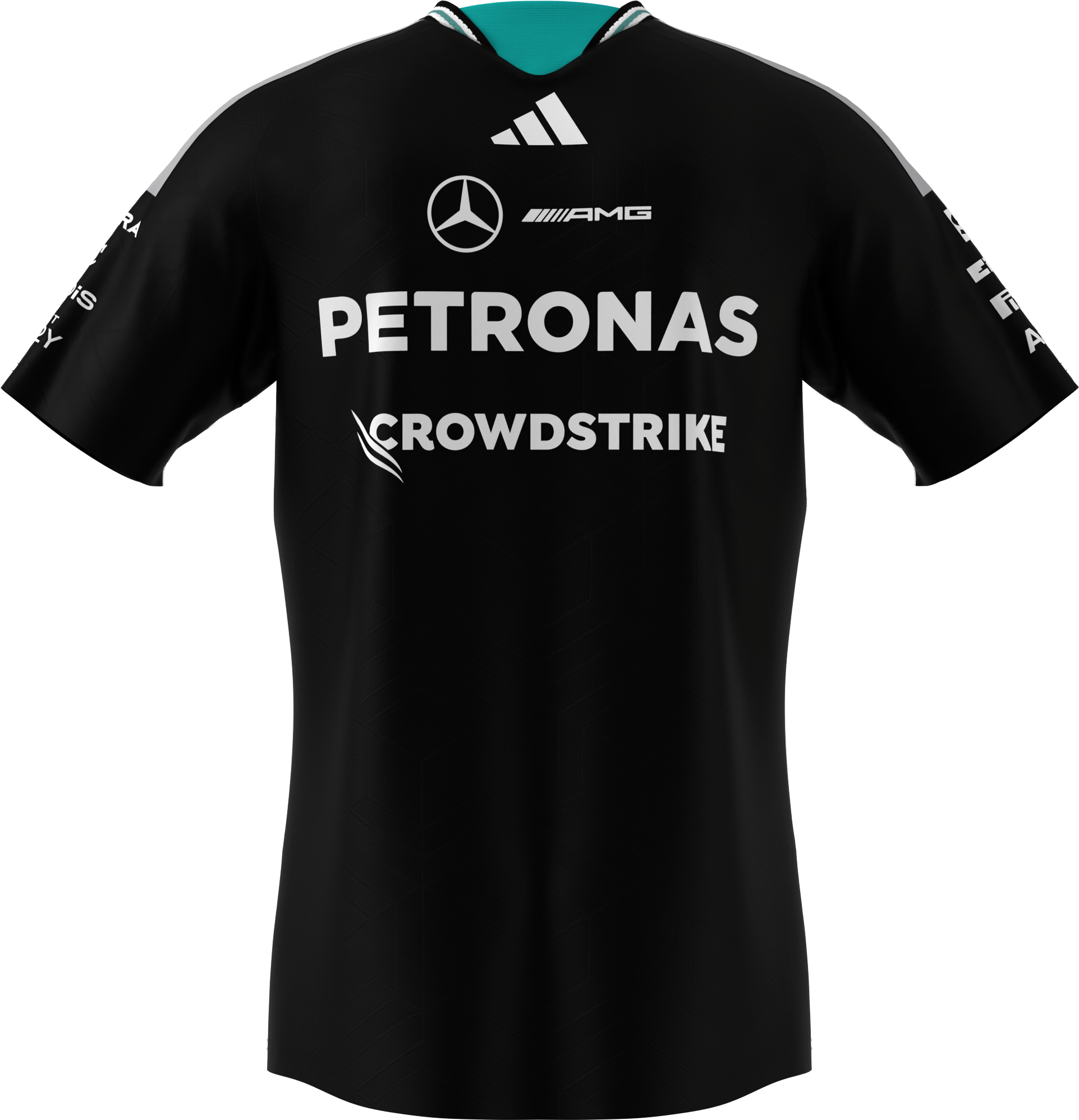 Camiseta de caballero, Authentic piloto, Mercedes-AMG F1 - negro, S