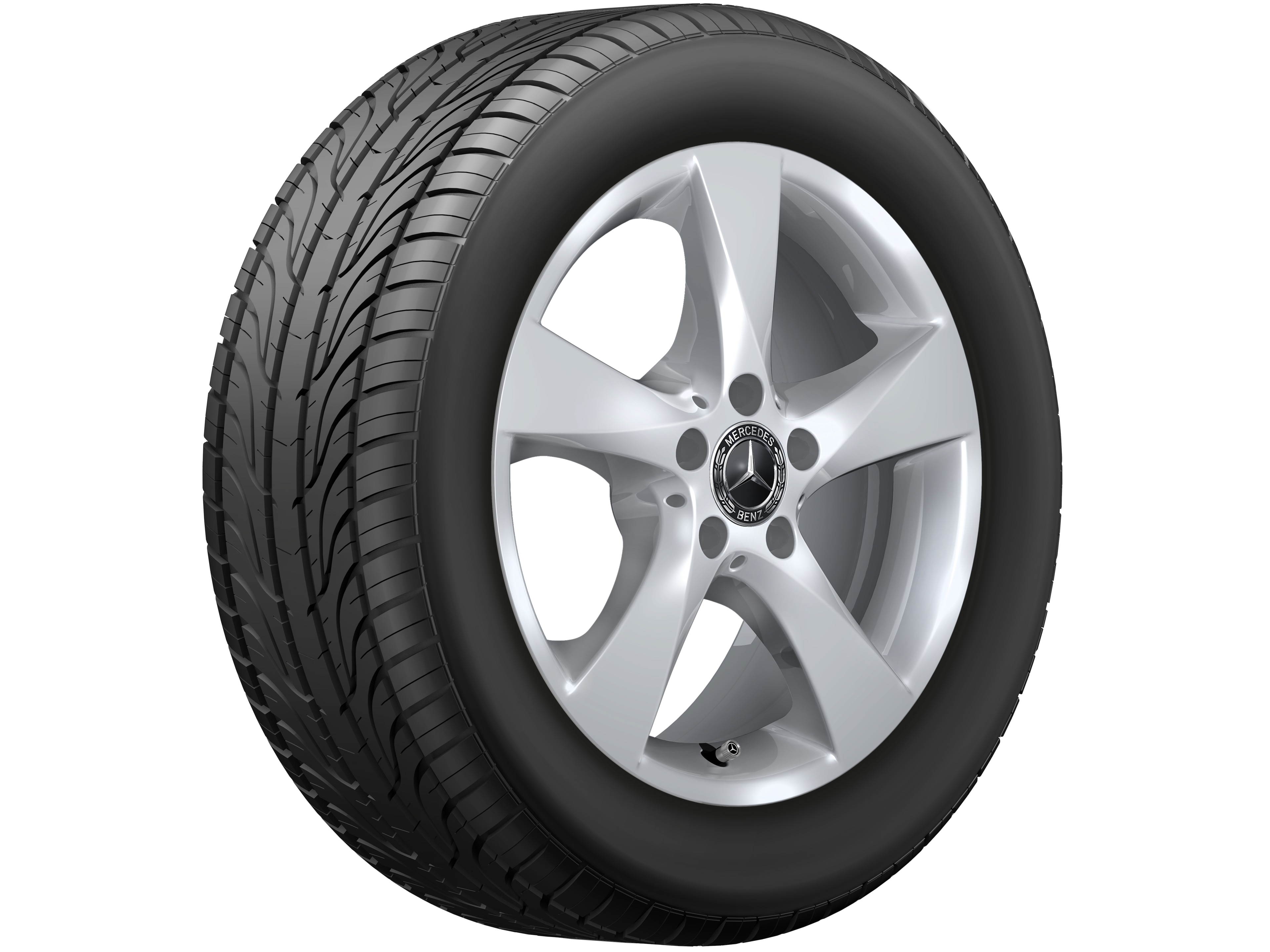 Llanta de 5 radios - 225/55 R17  101T, 7 J x 17 ET 51