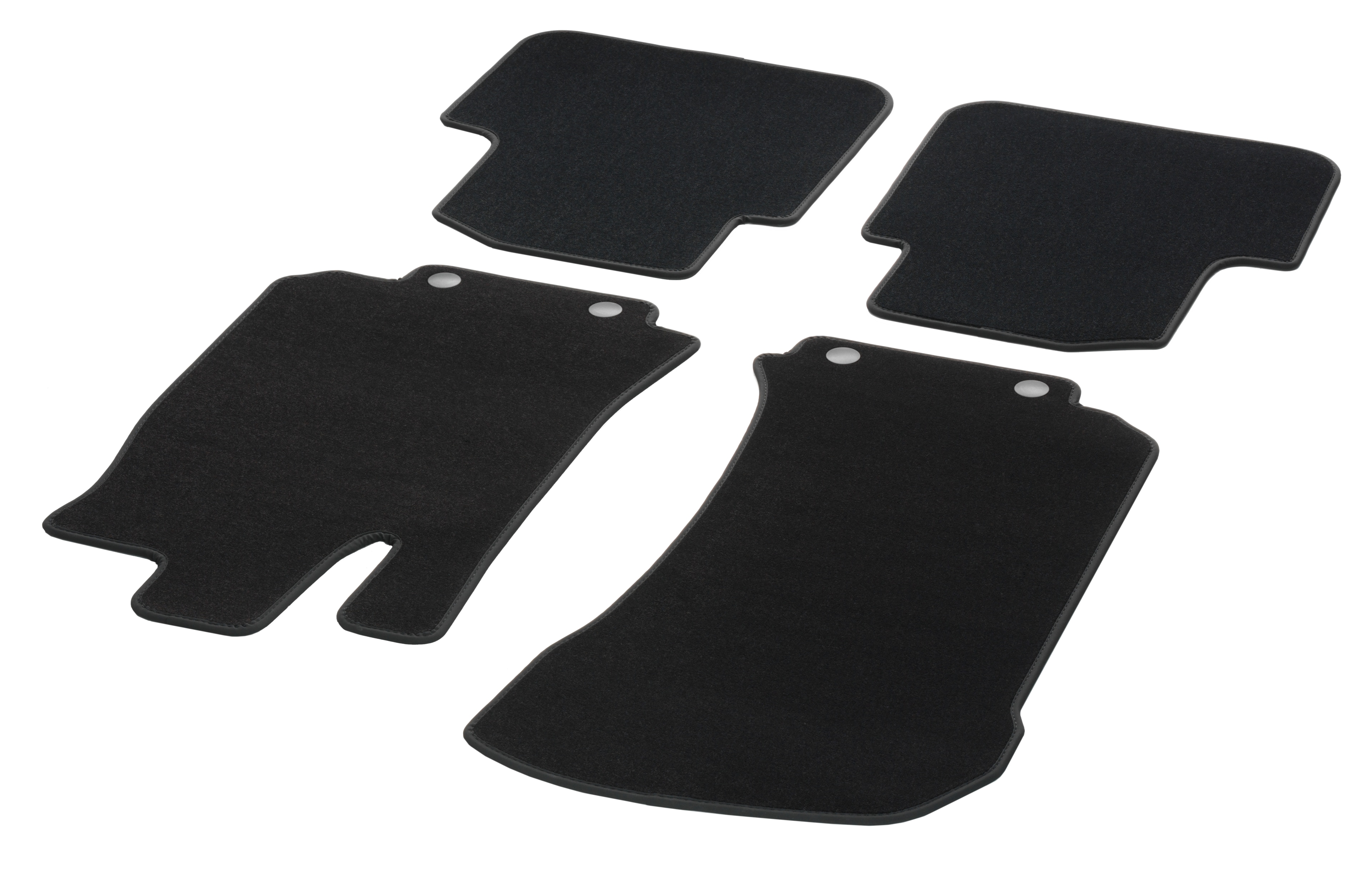 Alfombrillas CLASSIC, Kit, 4 piezas - Dirección a la izquierda, negro