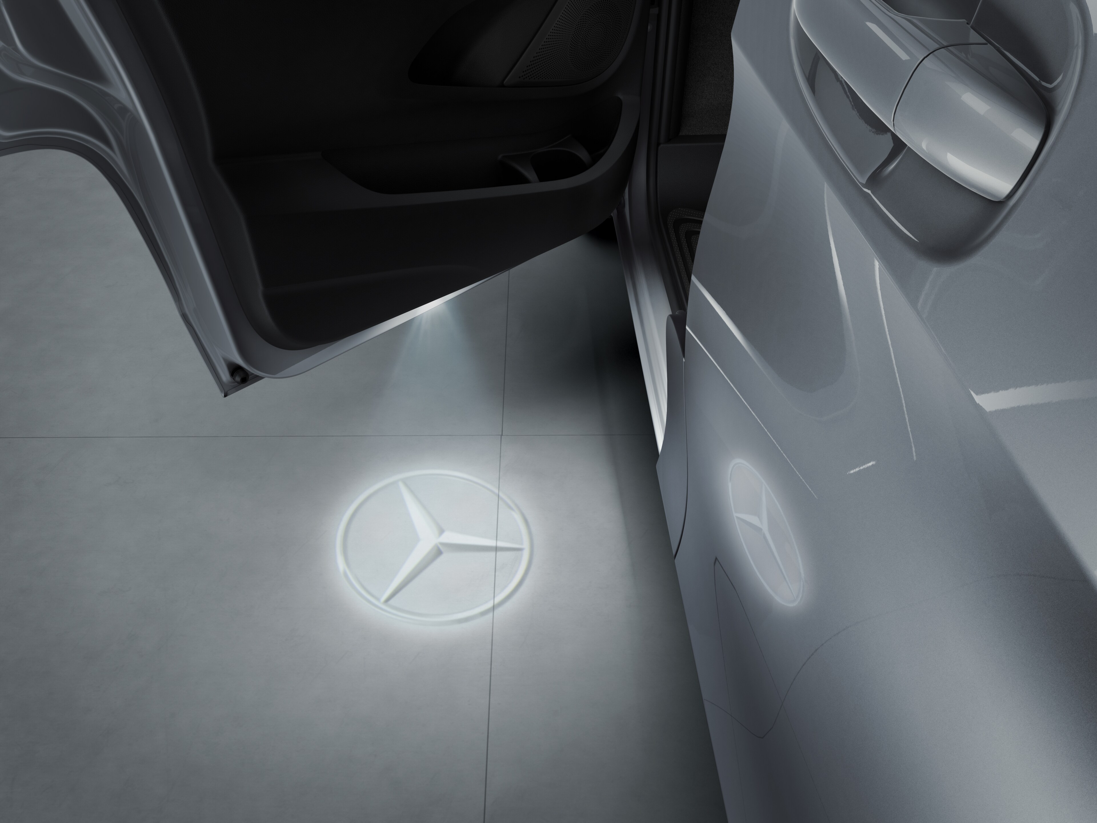 Proyector de logotipo LED, Estrella Mercedes - 1 kit
