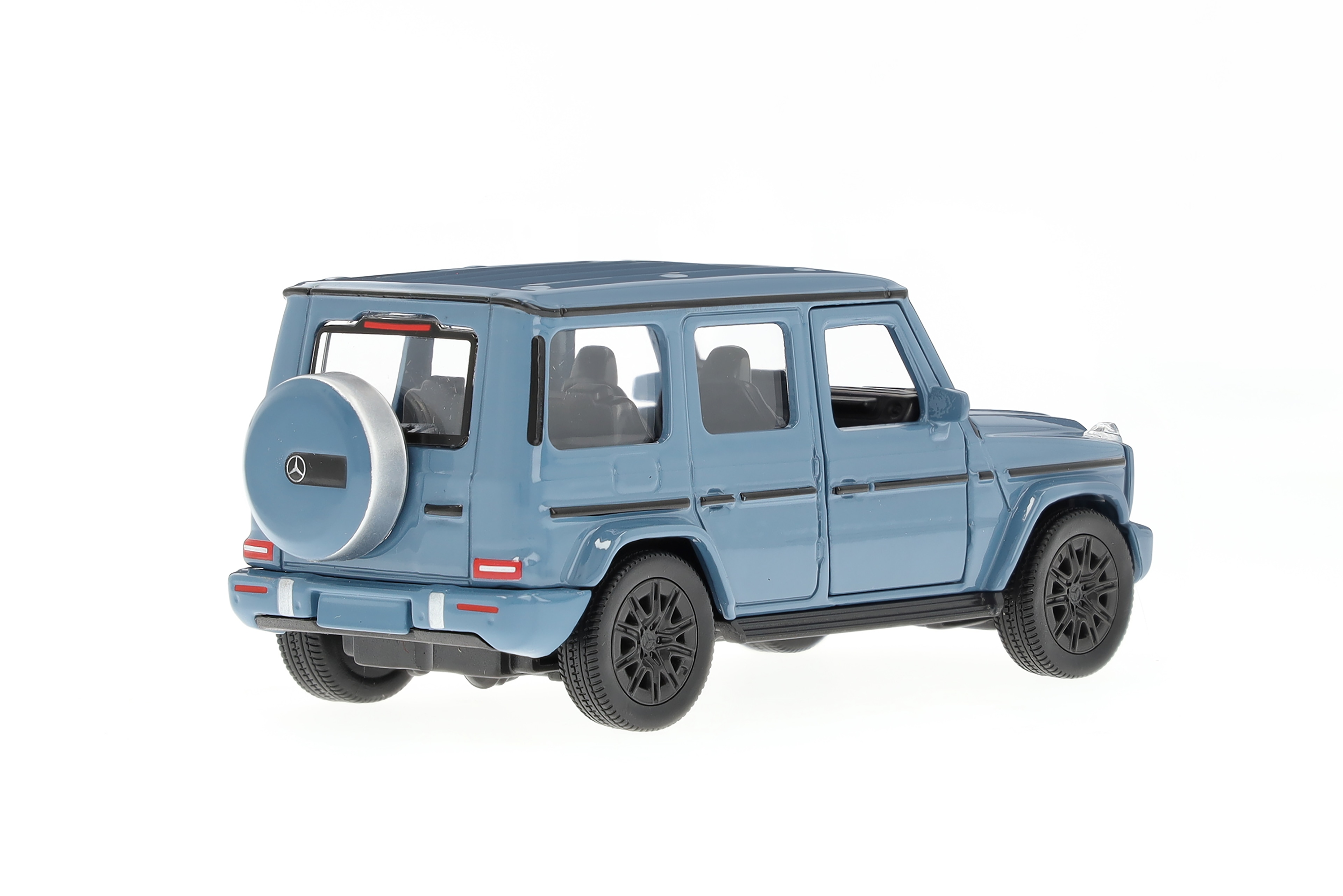 G-Class, Vehículo todoterreno, W465, Coche con retrofricción - MANUFAKTUR azul vintage uni, Heinrich Bauer, 1:43