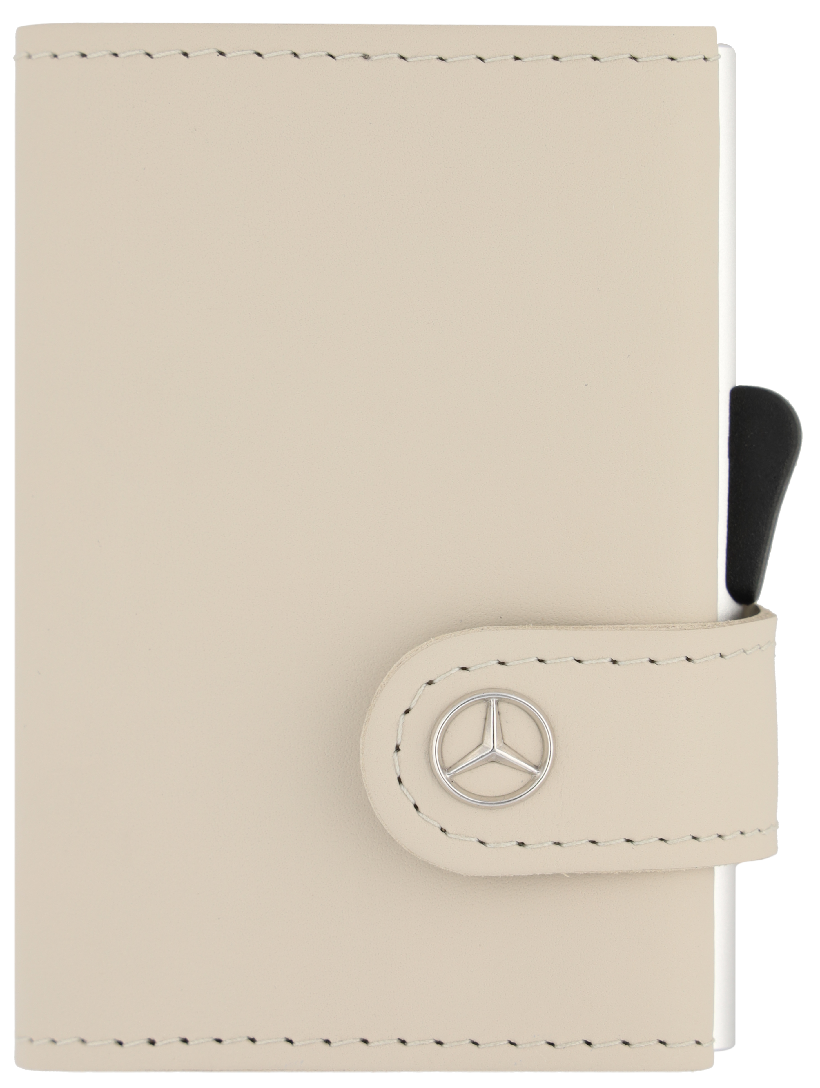 Minicartera, Reutilización creativa - beige macchiato, Cuero bovino