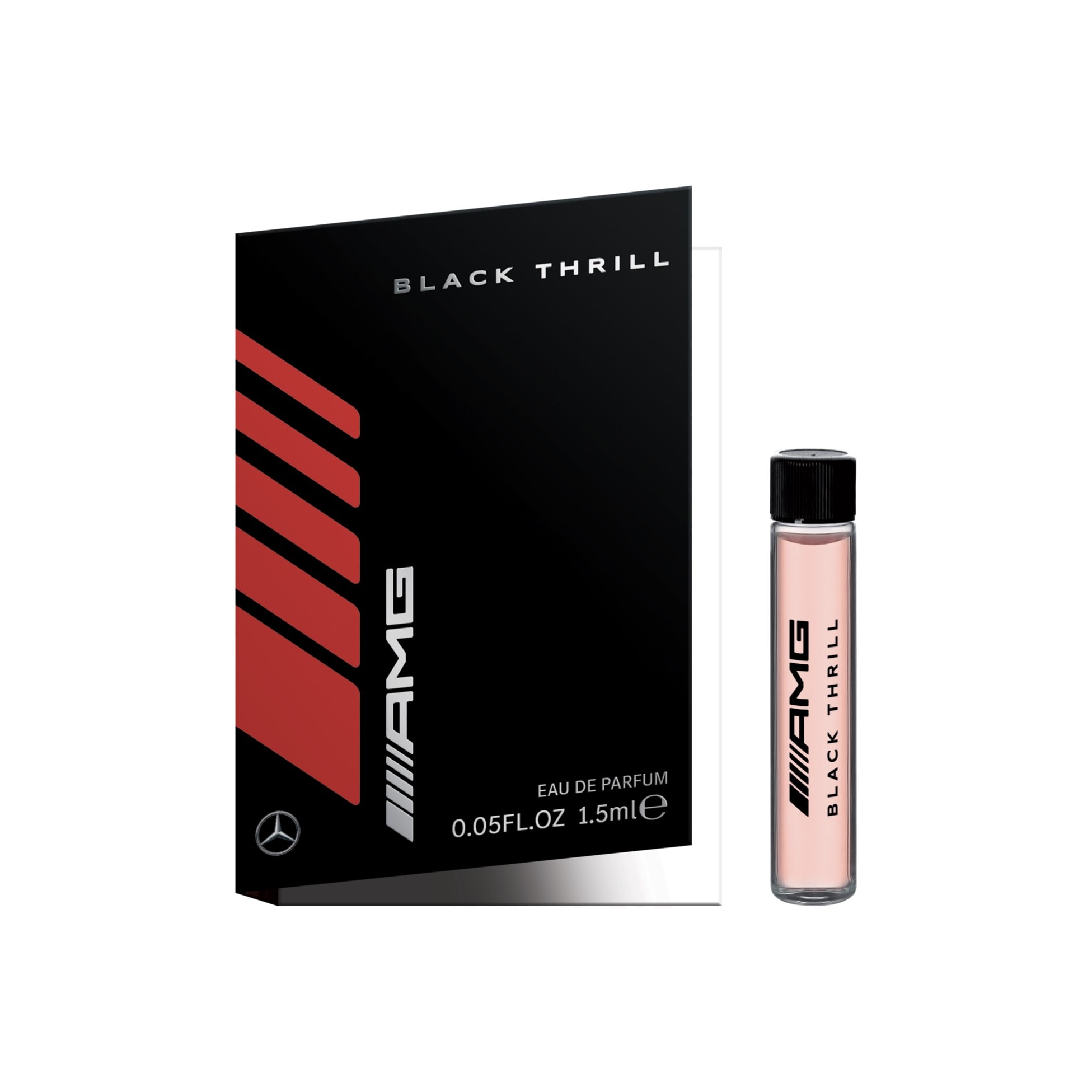 AMG Black Thrill, EdP, Muestras de producto, Paquete de 12 unidades - para caballero, INCC, 1,5 ml