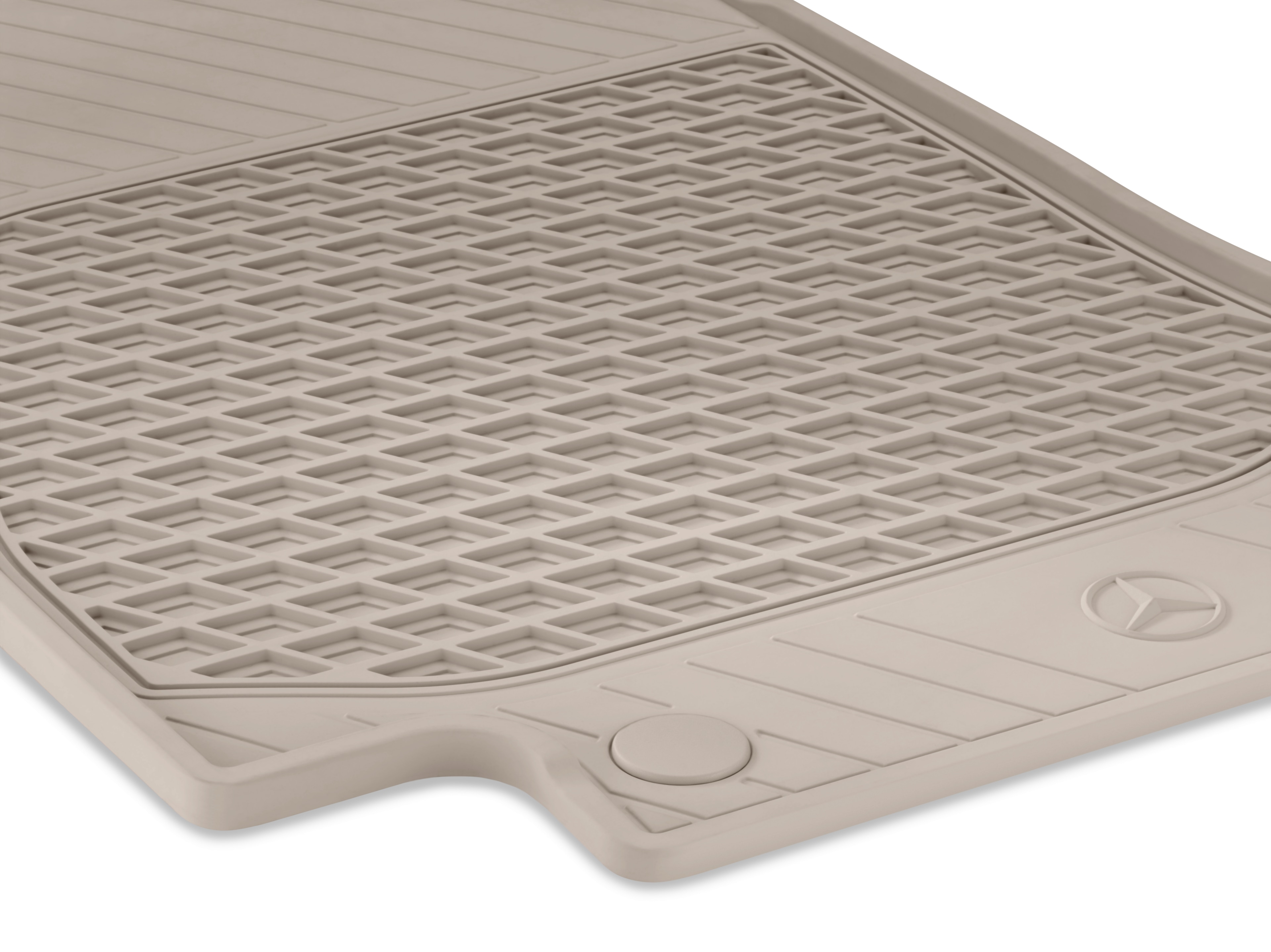 Alfombrillas impermeables CLASSIC, Alfombrilla para conductor/del acompañante, 2 piezas - Dirección a la derecha, beige macchiato