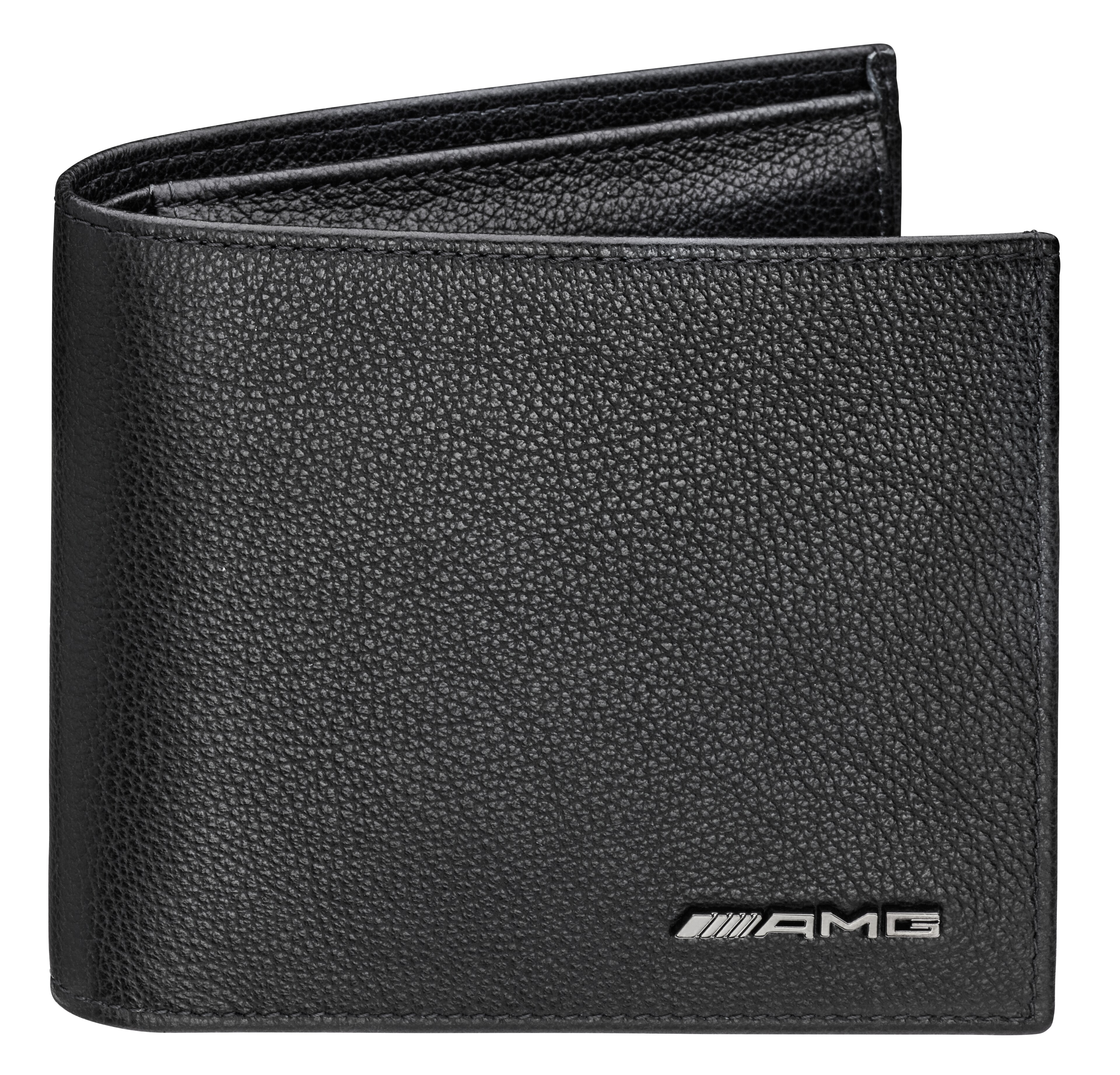 Monedero AMG - negro, Cuero bovino