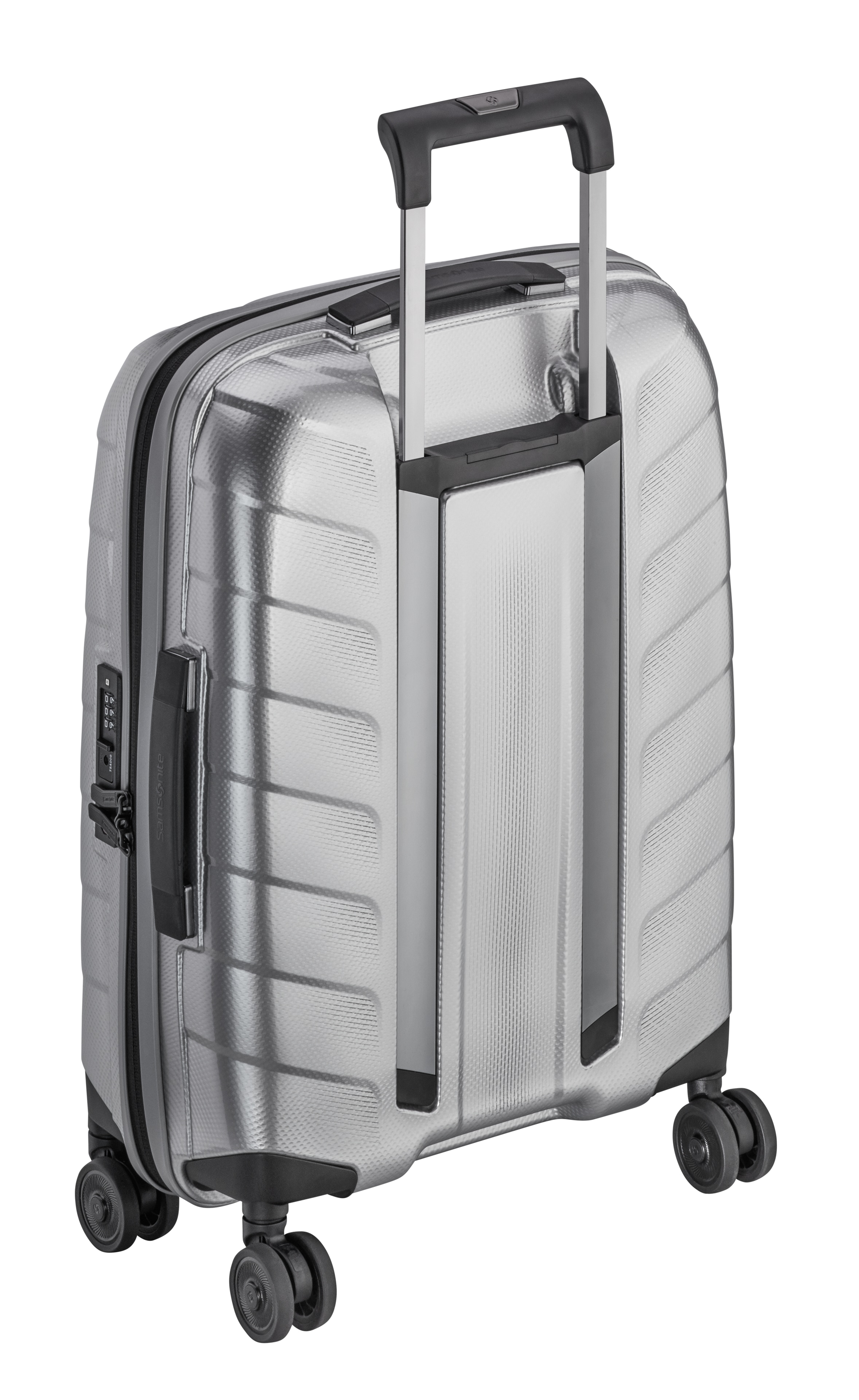Maletas, Spinner 55 - plata, Polipropileno / Poliéster, Samsonite, 38 l