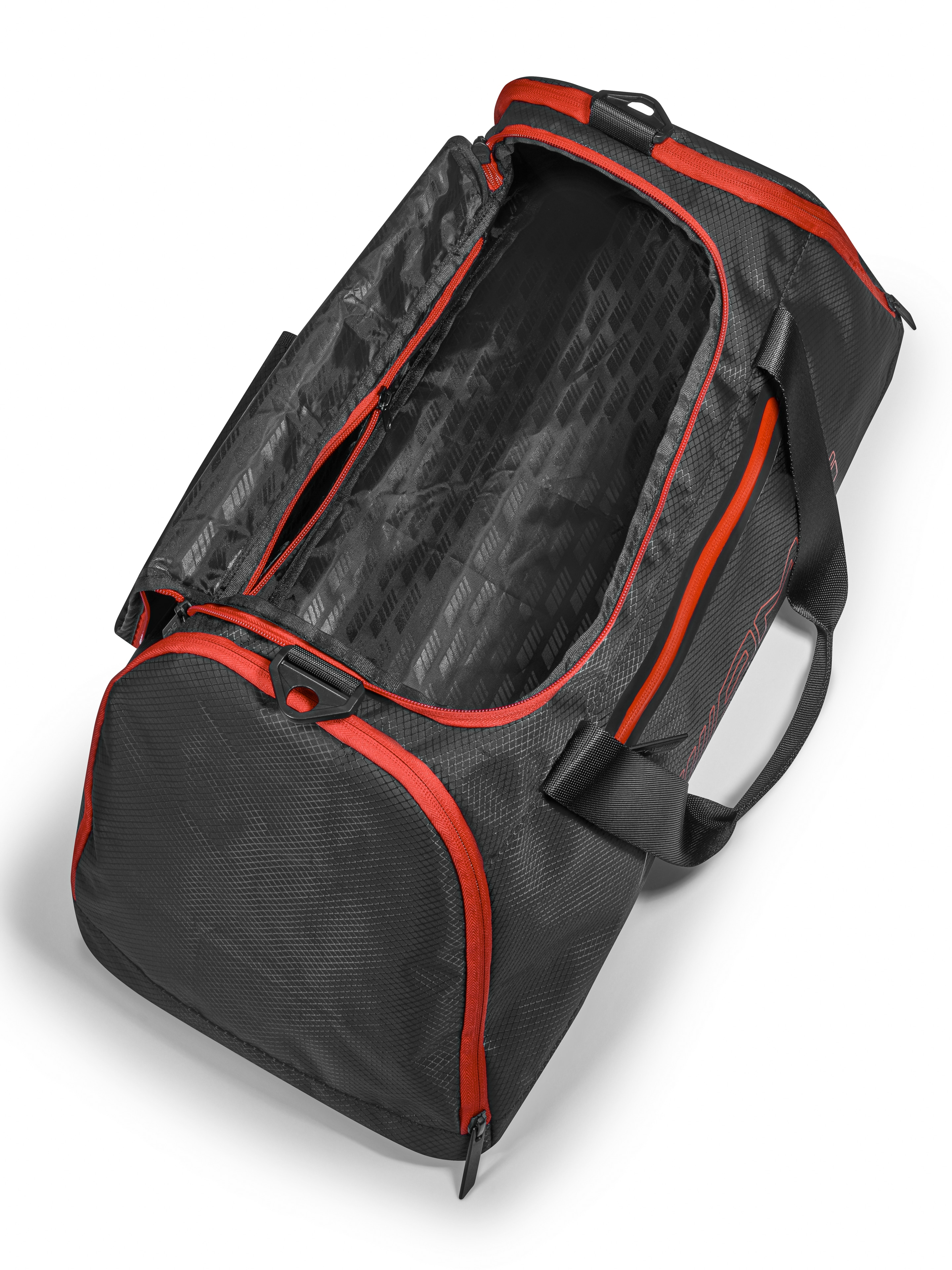 Bolsa de deporte AMG - negro / rojo, Poliéster