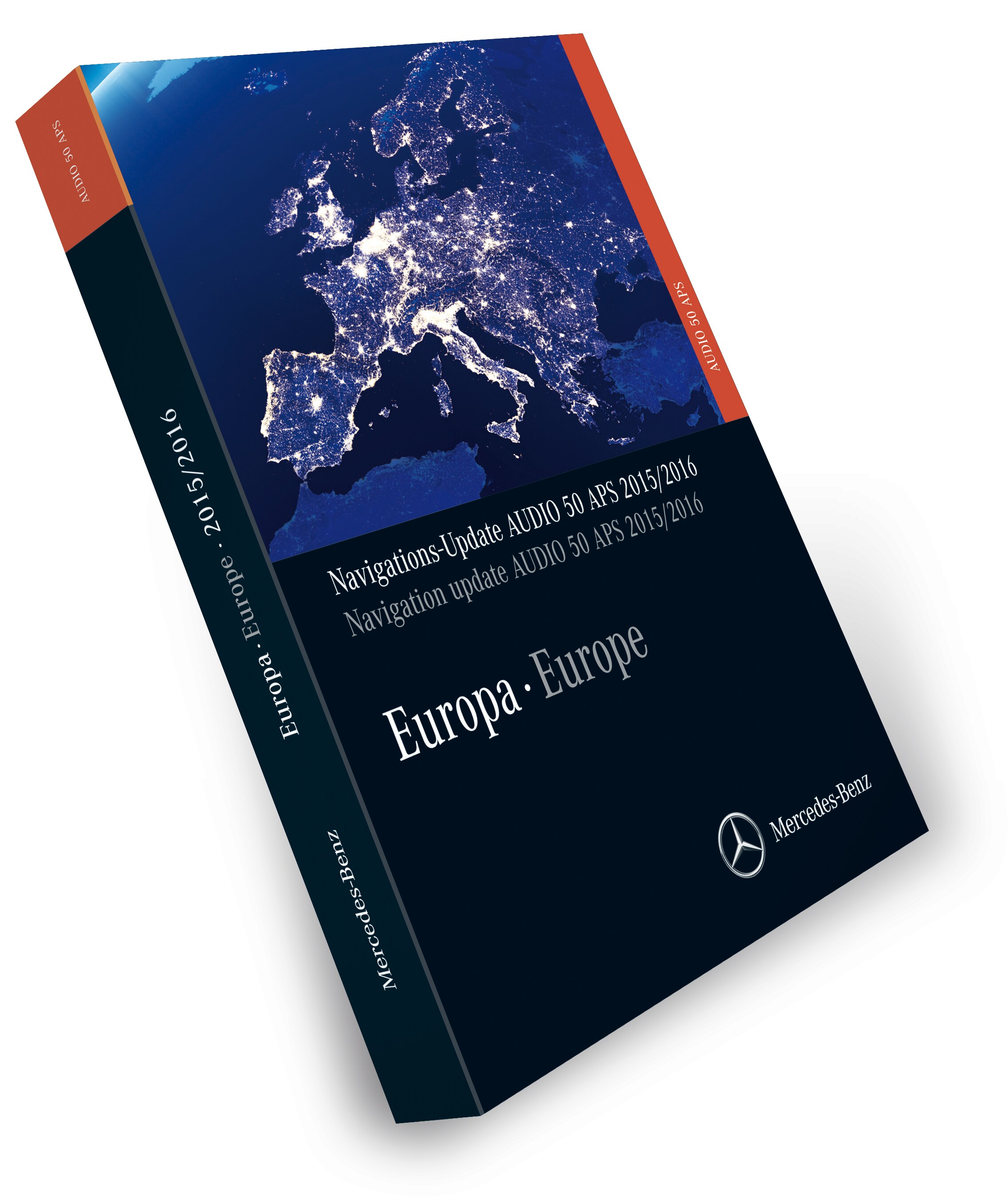 Actualización de mapas, Audio 50 APS, Europa, Versión 2015/2016 - salmón, NTG4-212