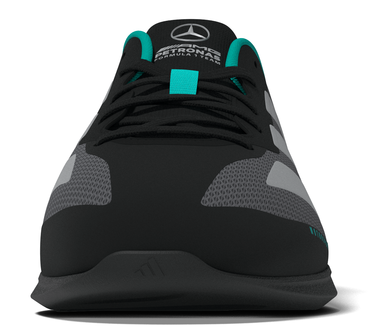 Zapatos sneaker, Feroza Base, Mercedes-AMG F1 - negro / plata, 8, adidas
