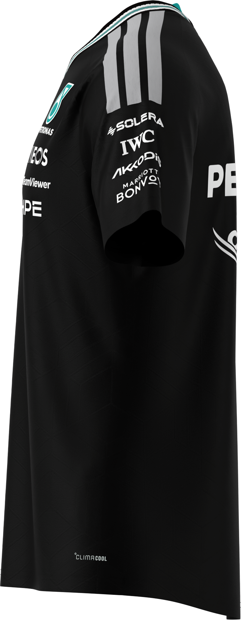 Camiseta de caballero, Authentic piloto, Mercedes-AMG F1 - negro, S