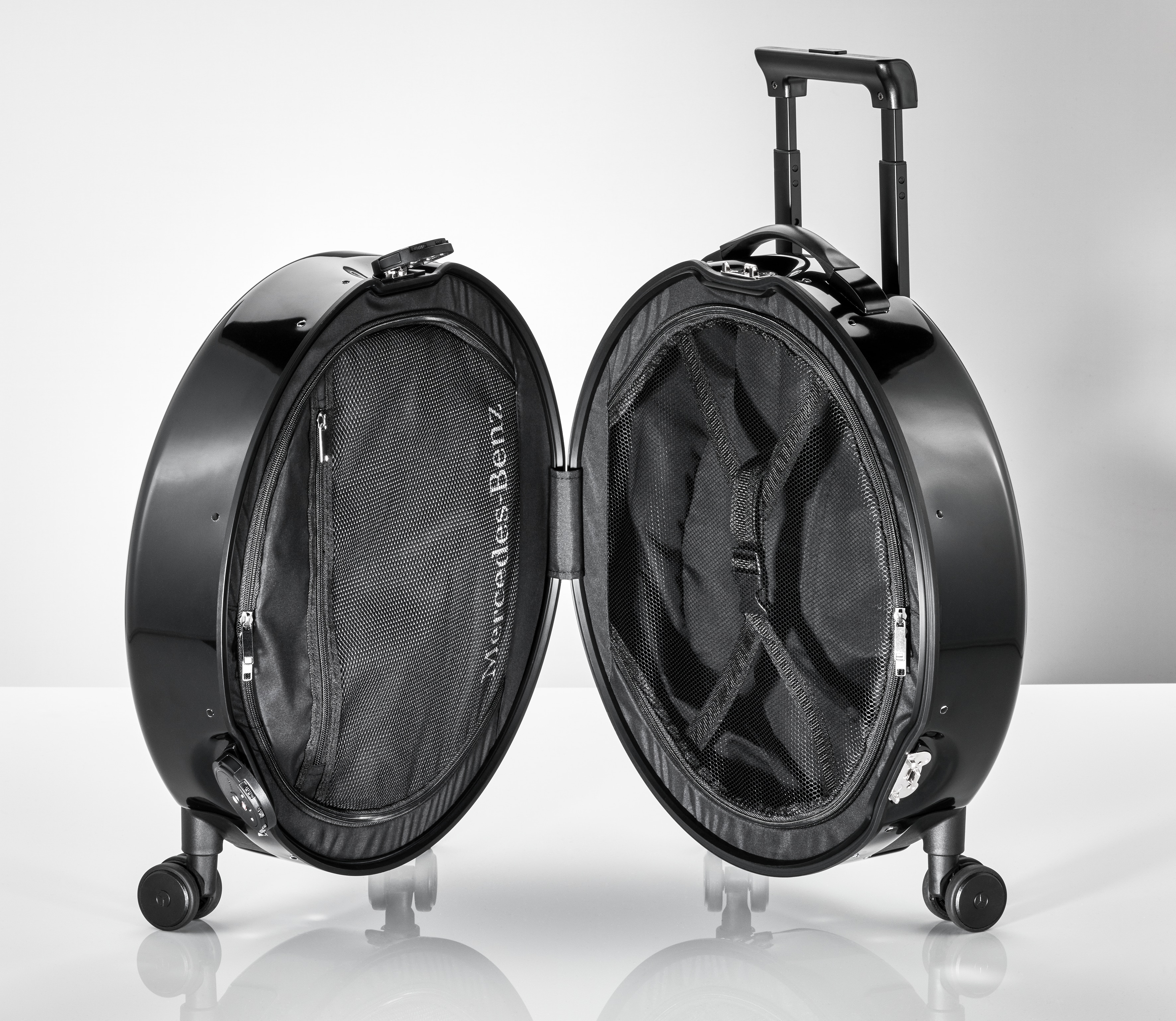 Maletas, G-Class - negro, Policarbonato / Poliéster, 45 l