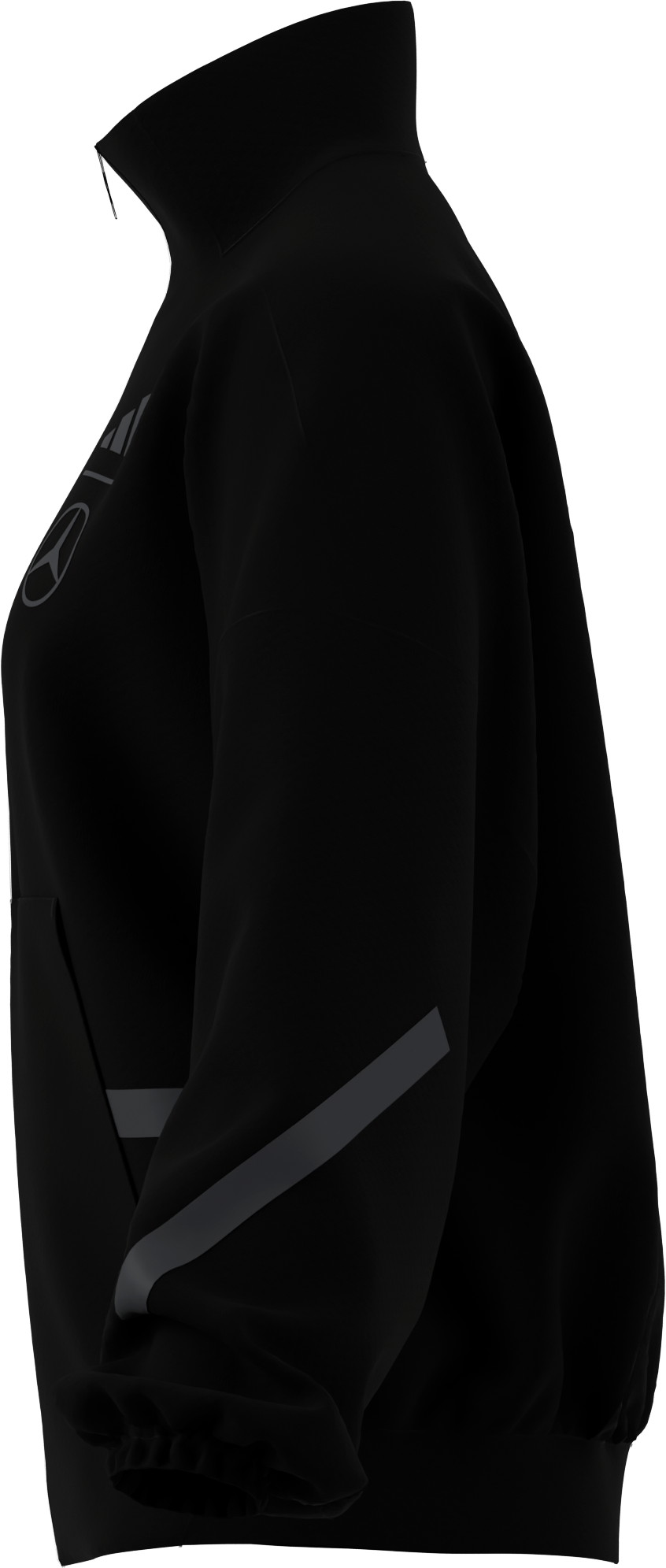 Sudadera con cremallera Unisex - negro, XS