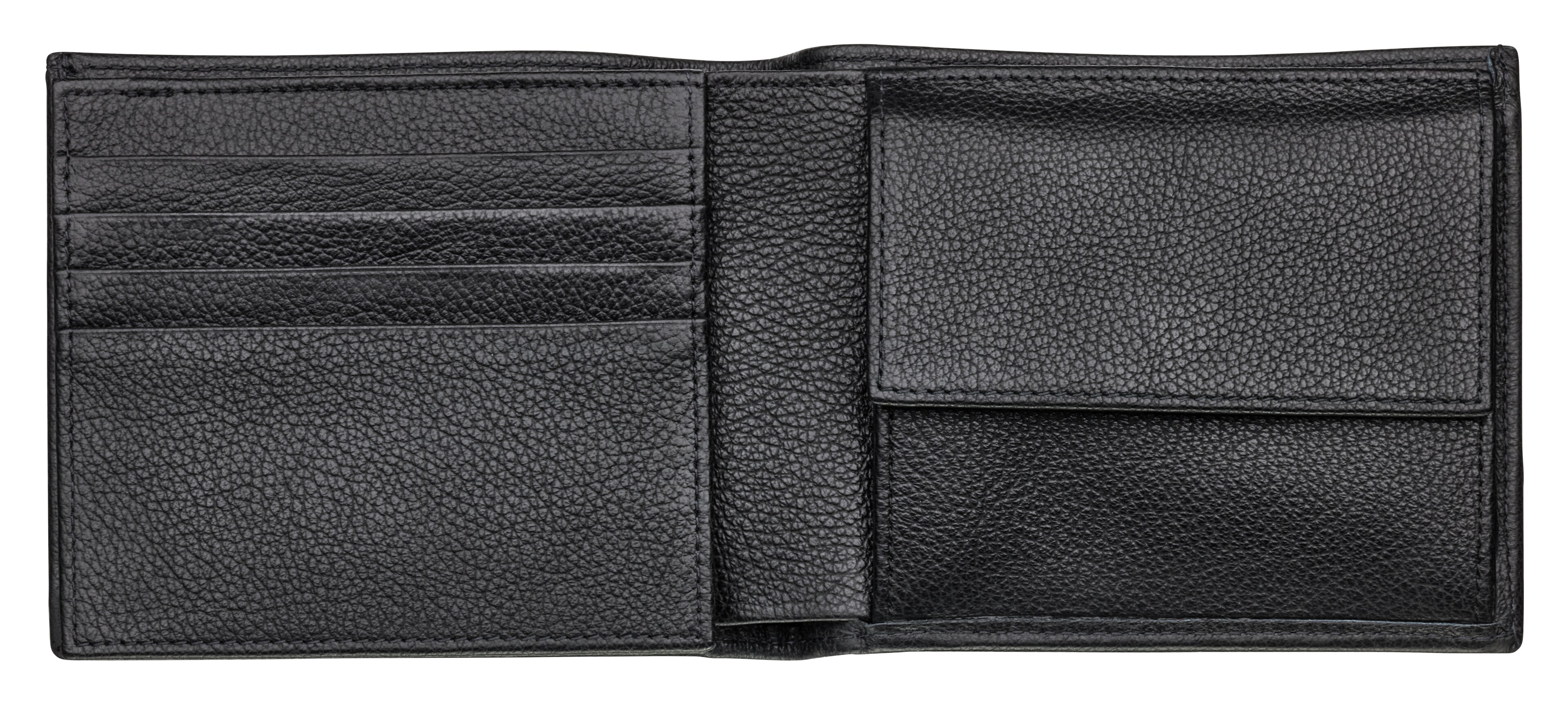Monedero AMG - negro, Cuero bovino
