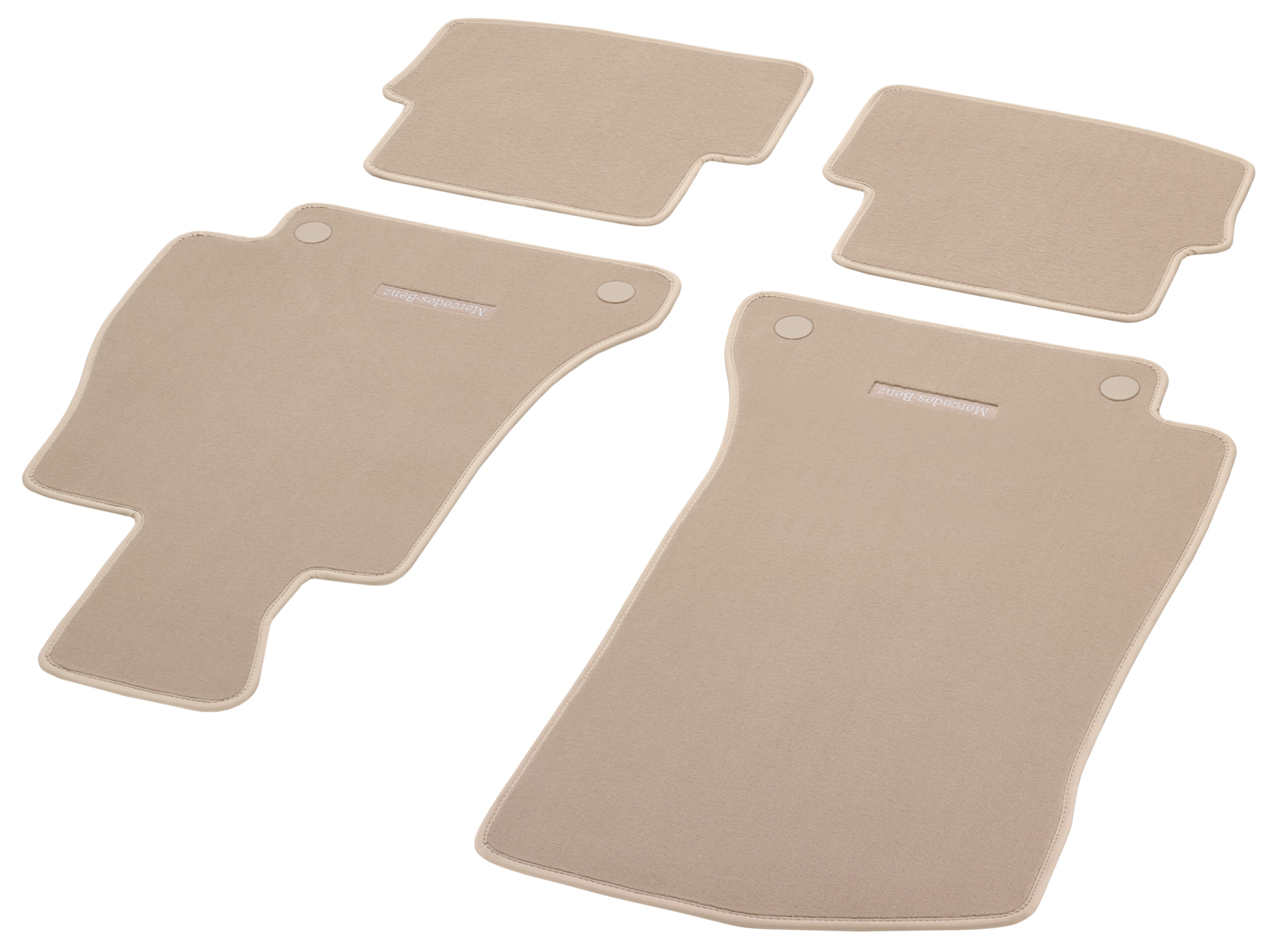 Alfombrillas CLASSIC, Kit, 4 piezas - Dirección a la derecha, beige seda