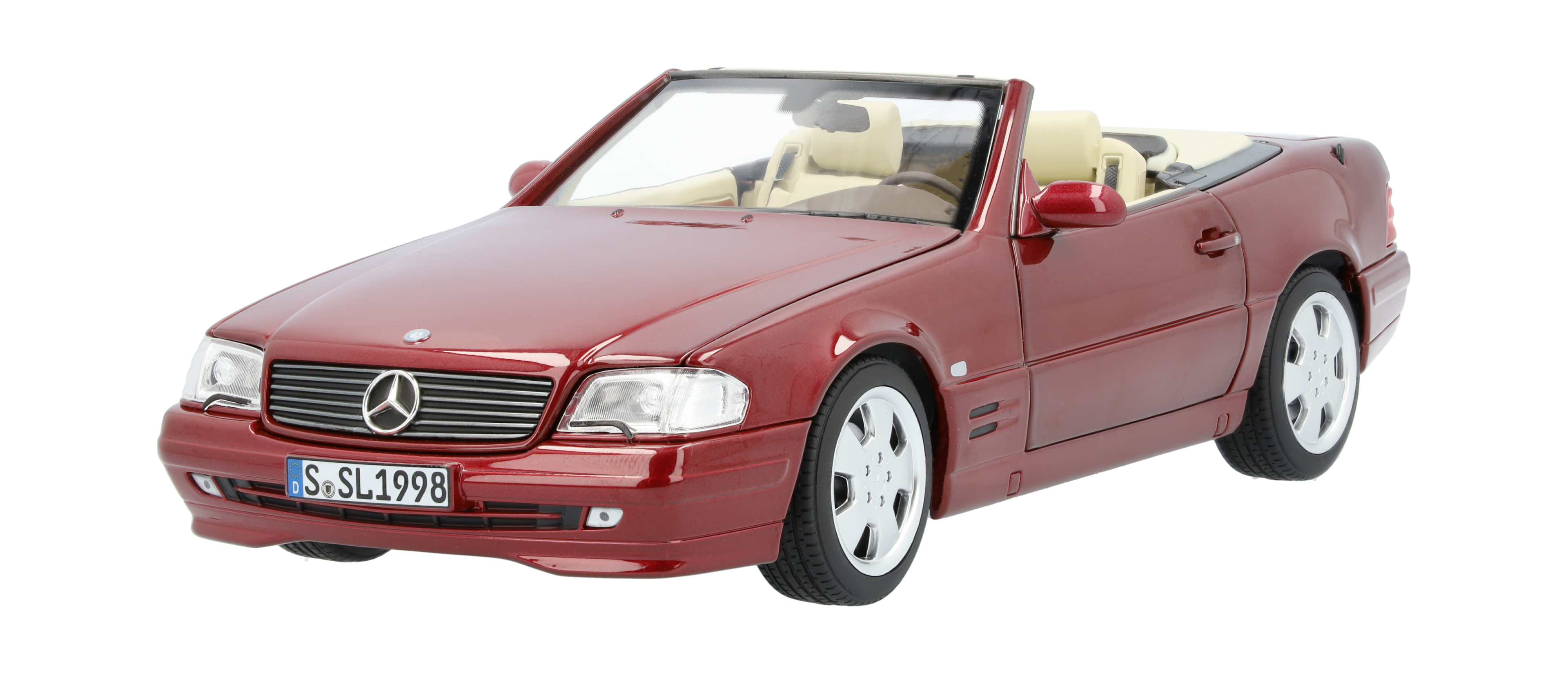 SL 500 R129 (1998-2001) - rojo ámbar, Norev, 1:18